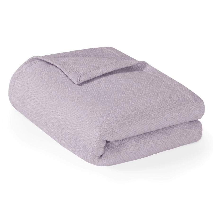 Olliix Madison Park Liquid Cotton Lilac Twin Blanket
