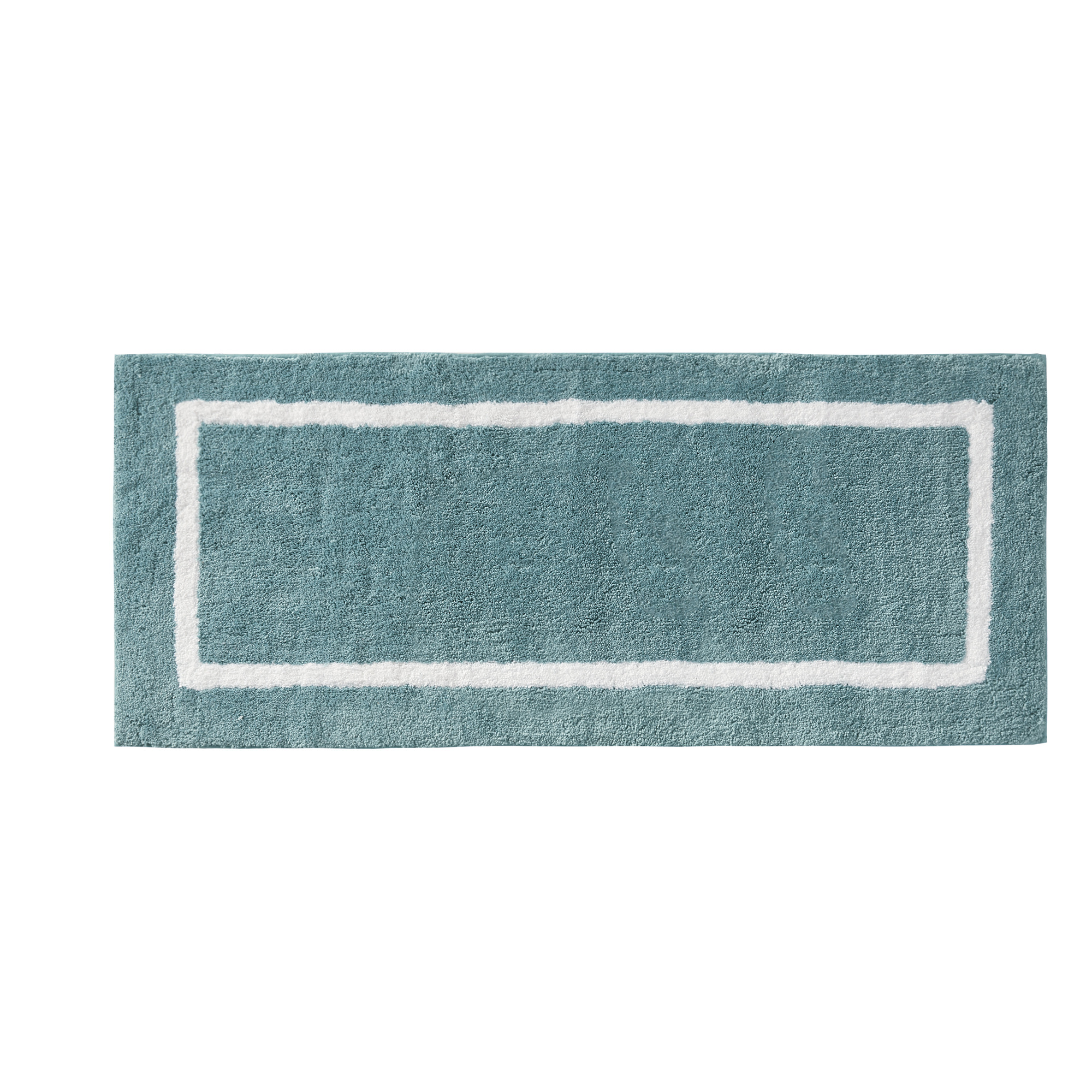 Olliix Madison Park Bittman Aqua Reversible High Pile Tufted Microfiber Bat...