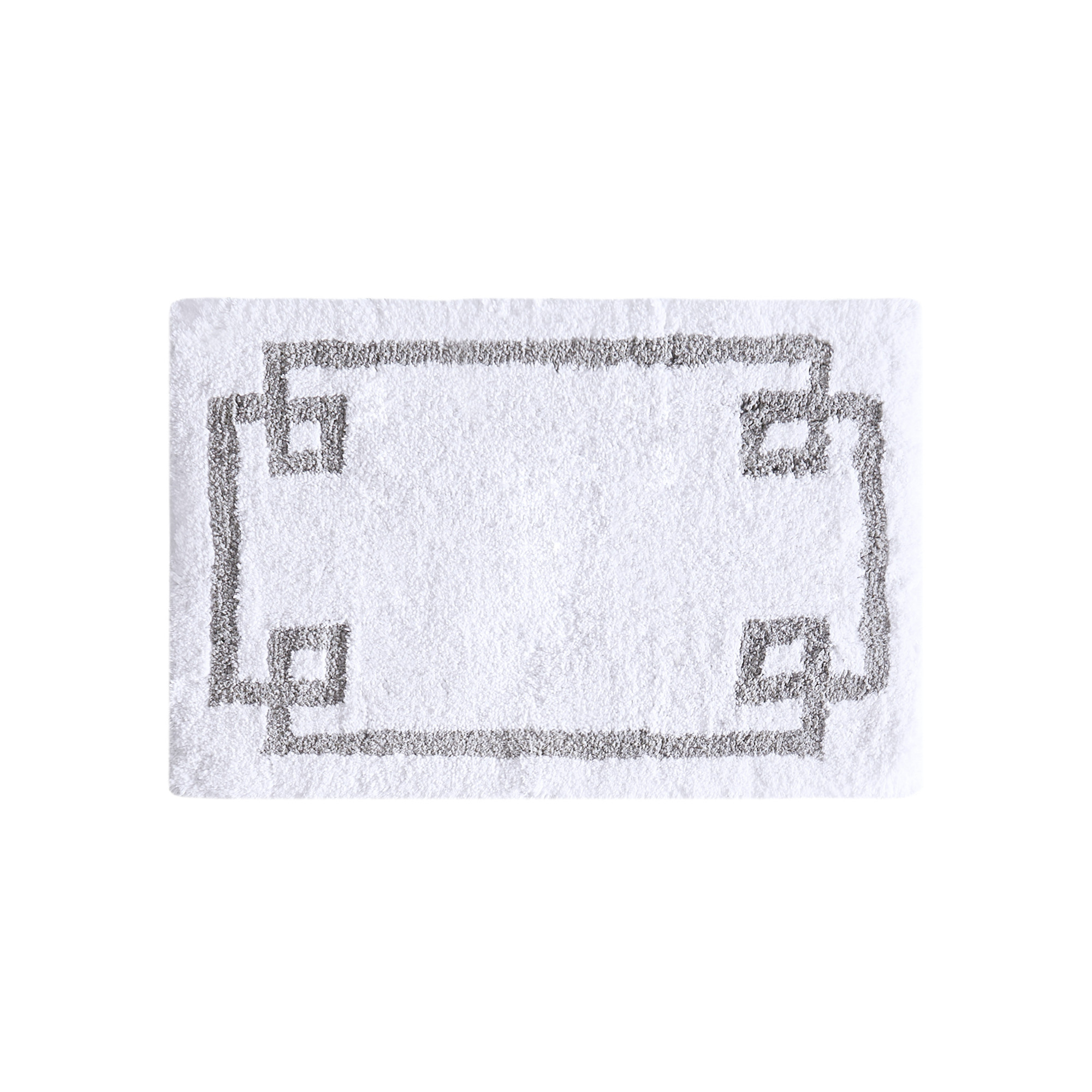 Olliix Madison Park Evan White Cotton Tufted Bath Rug - 20 x 30