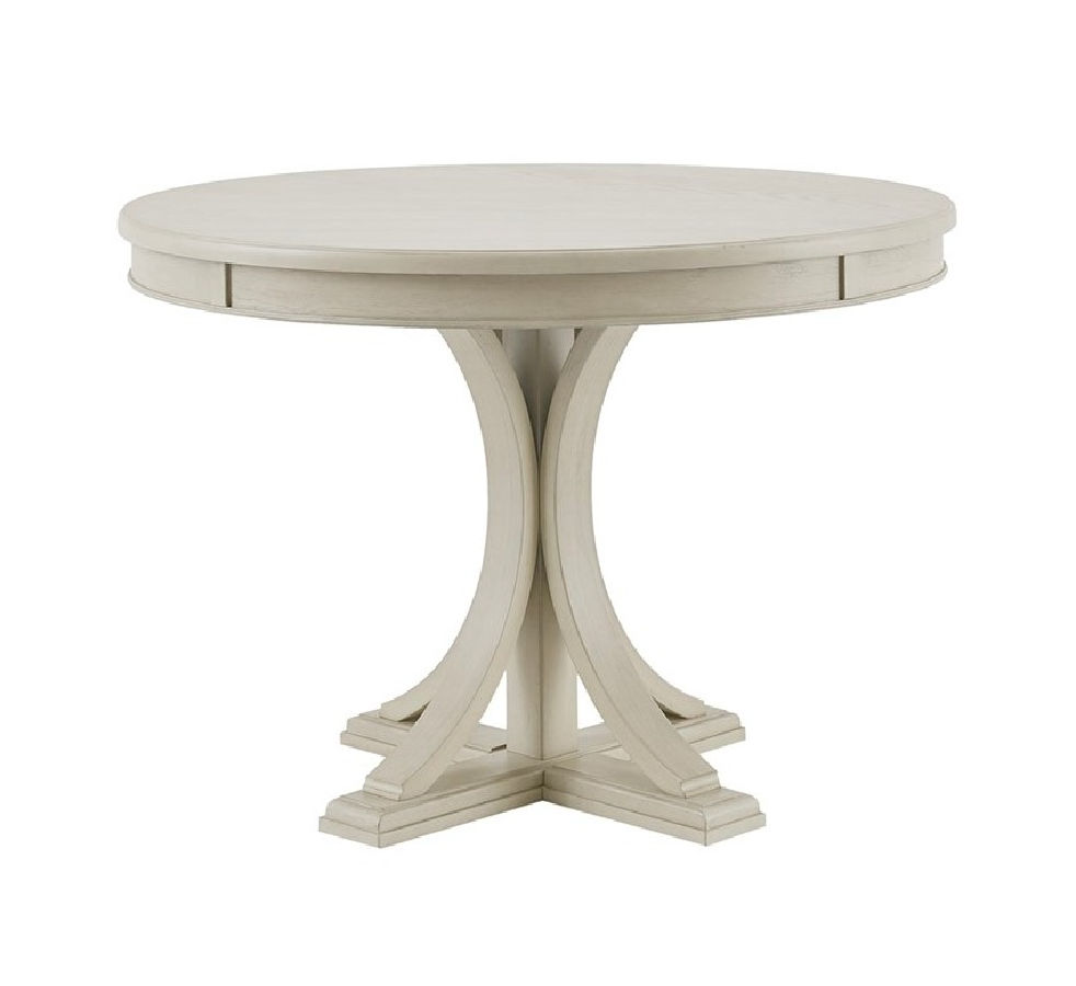 Olliix Madison Park Signature Helena Antique Cream Round Dining Table