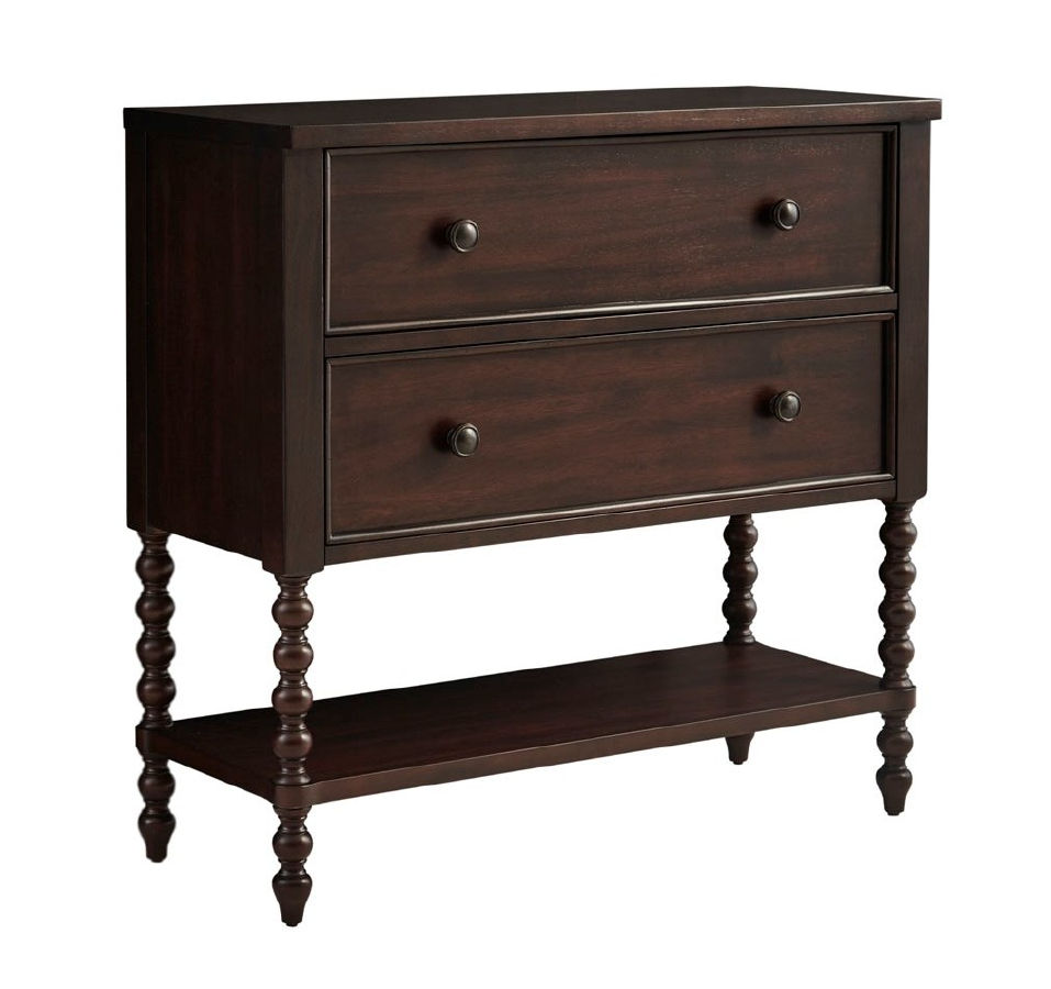 Olliix Madison Park Signature Beckett Morocco Brown 2 Drawers Accent Chest