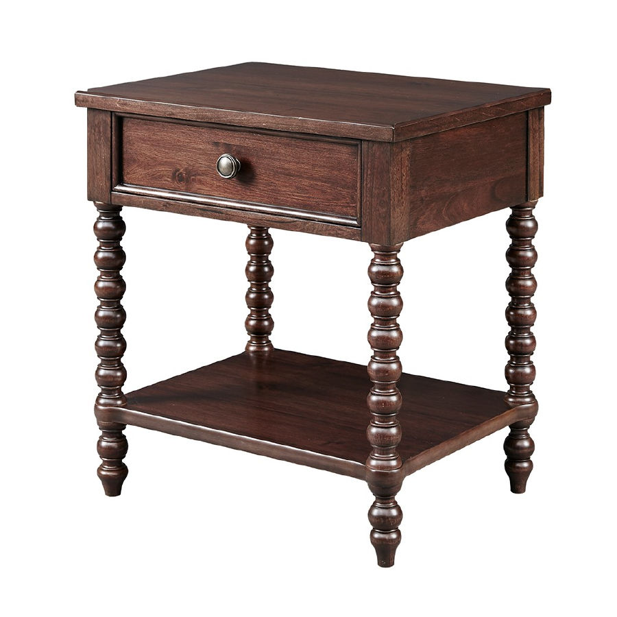 Olliix Madison Park Signature Beckett Morocco Brown Nightstand