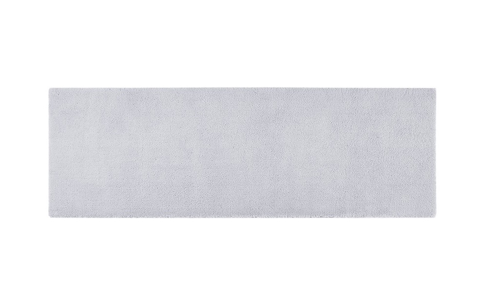 Olliix Madison Park Signature Marshmallow Grey Bath Rug - 24 x 72