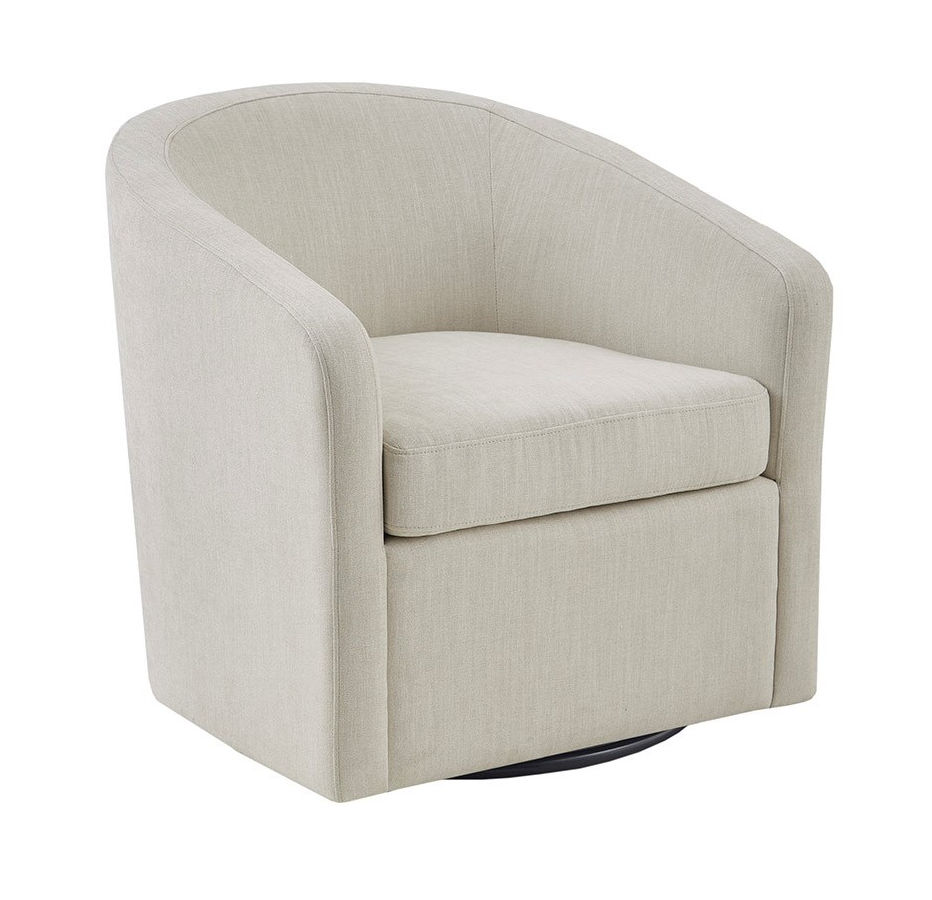Olliix Martha Stewart Amber Ivory Swivel Chair