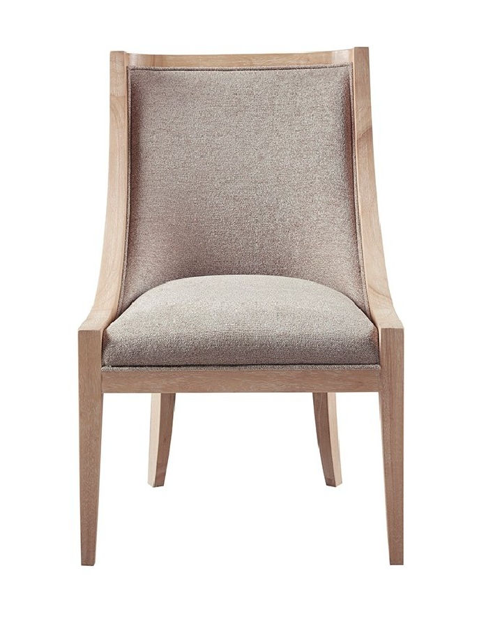 Olliix Martha Stewart Elmcrest Linen Dining Chair with Nailhead Trim