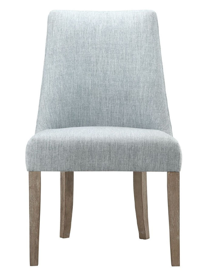 2 Olliix Martha Stewart Winfield Light Blue Dining Chairs
