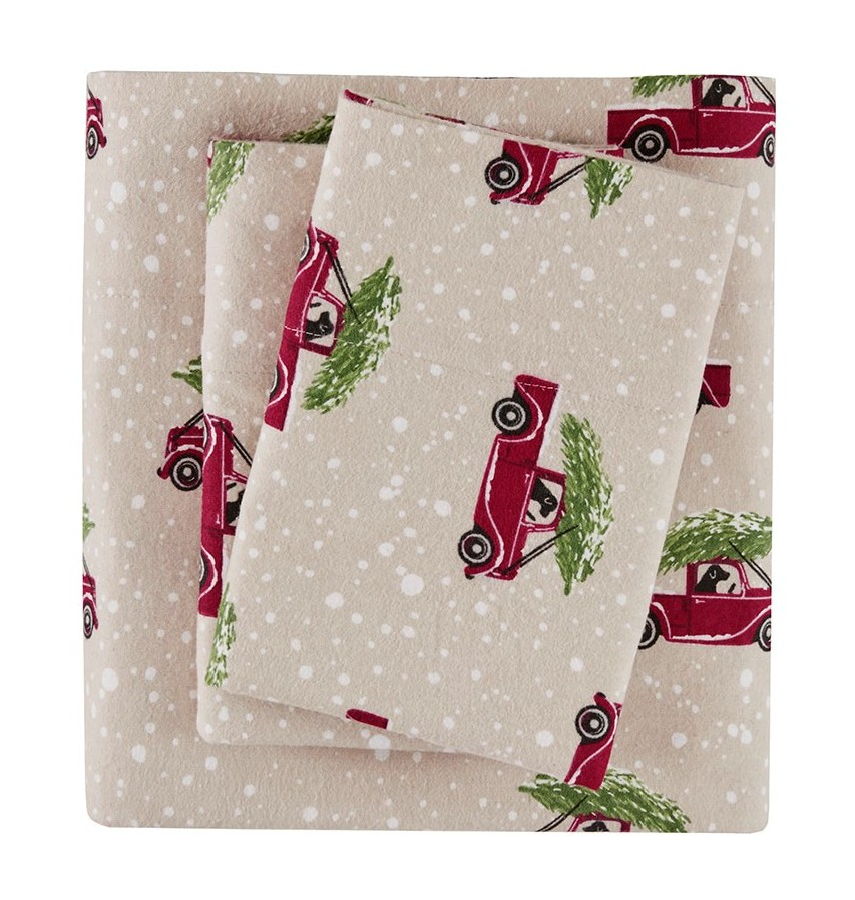 Olliix Woolrich Flannel Tan Cotton Queen 4pc Sheet Set OLIX-WR20-2040 Olliix Woolrich Flannel Tan Cotton Queen 4pc Sheet Set OLIX-WR20-2040