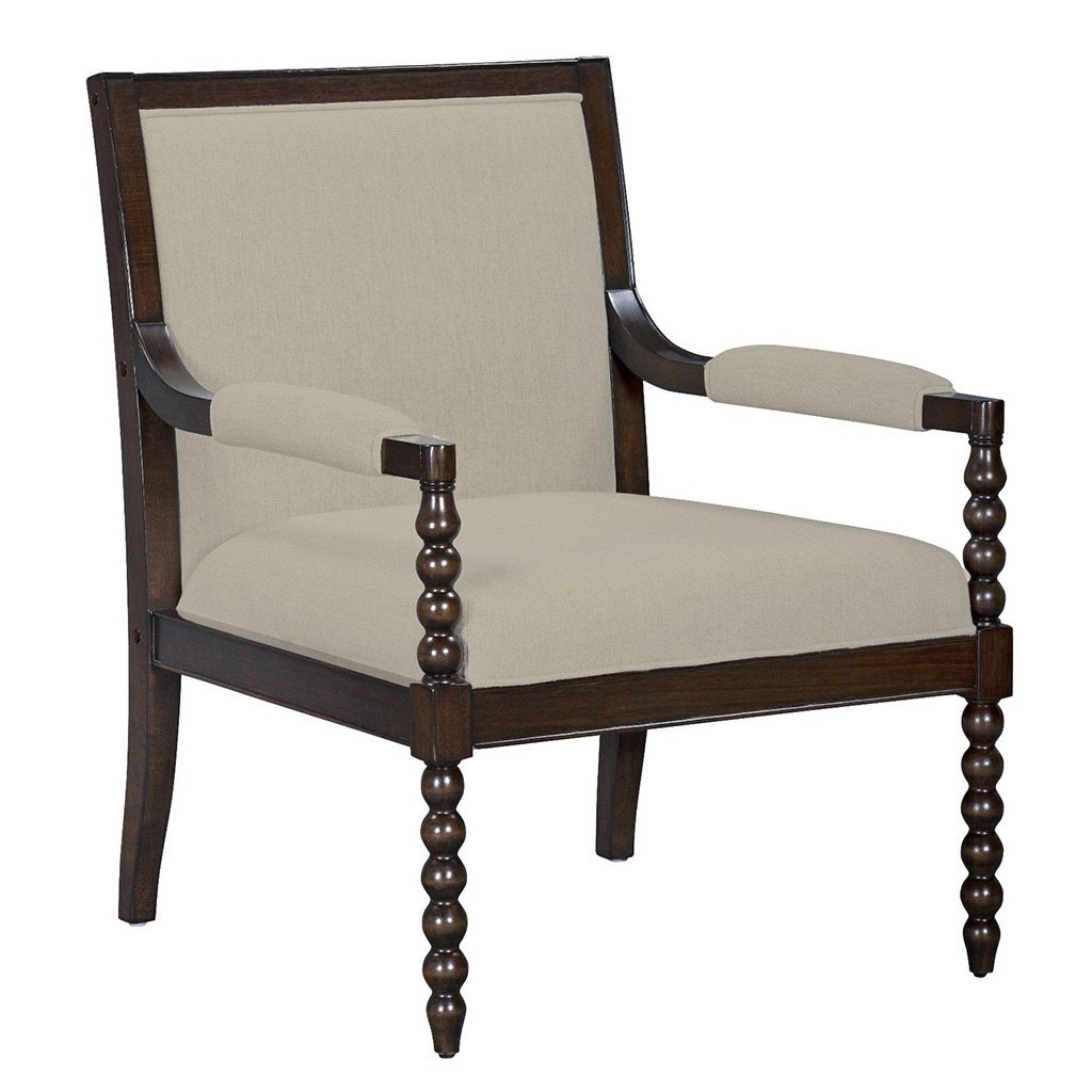 Olliix Martha Stewart Philippe Morocco Brown Taupe Accent Arm Chair