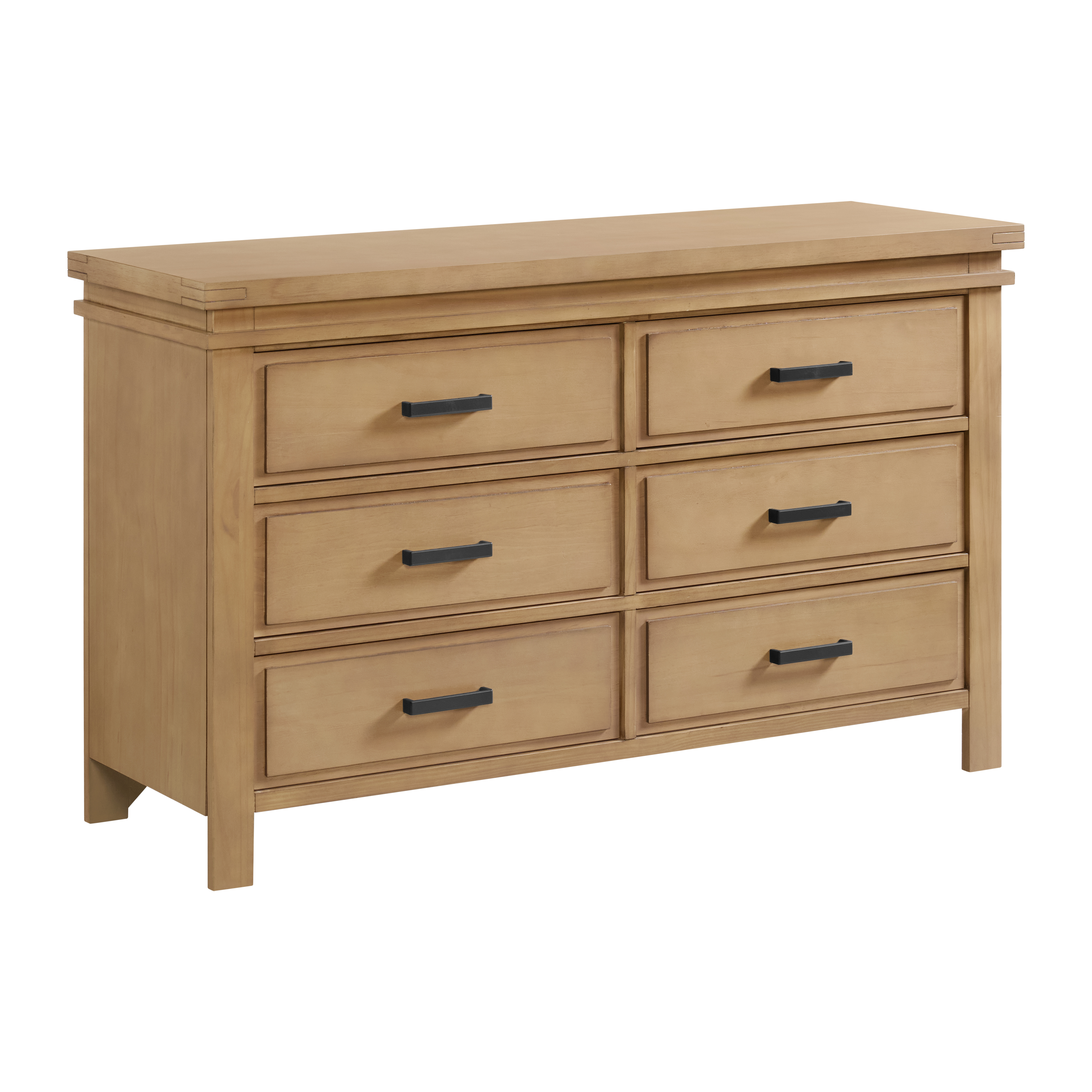Oxford Mystic Honey Wood 6 Drawer Dresser