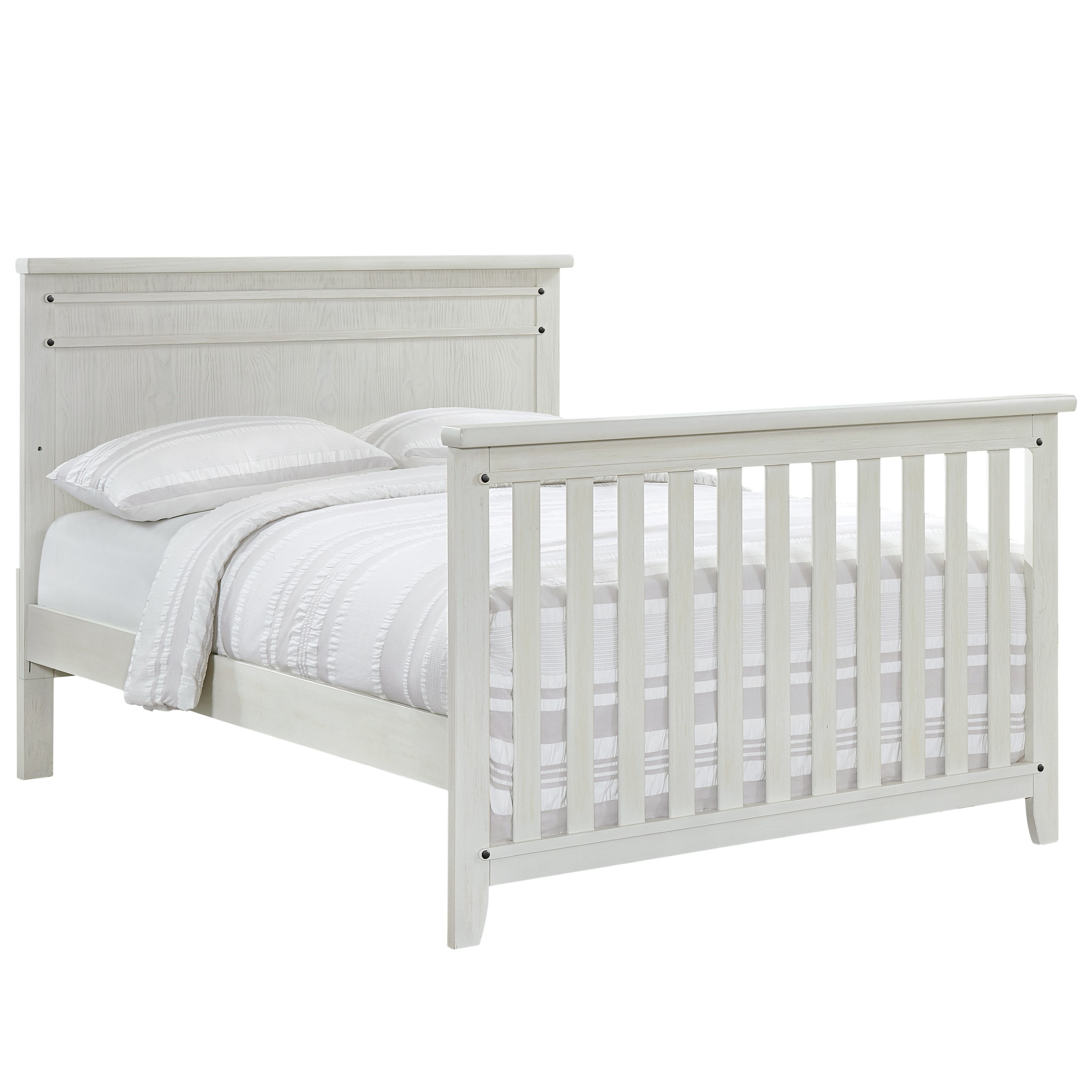 Oxford Soho Baby Ellison Rustic White Full Convertible Bed