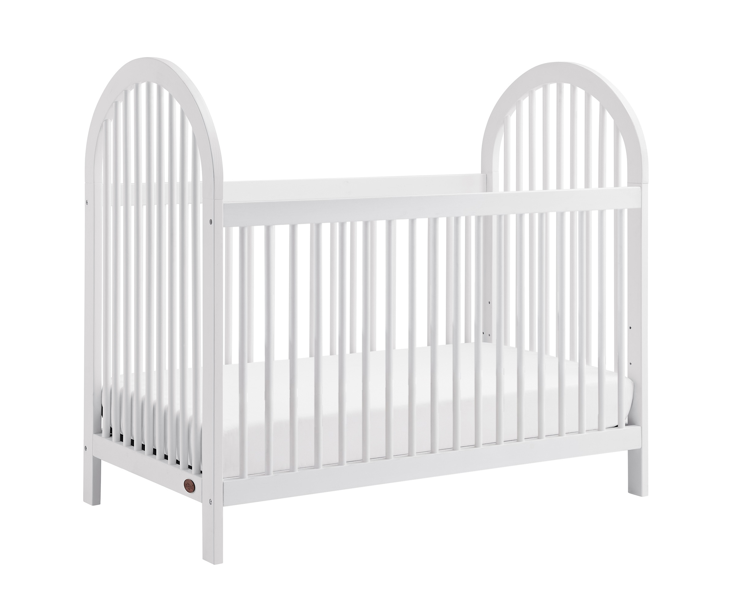 Oxford Soho Baby Everlee Whitewash Island Crib
