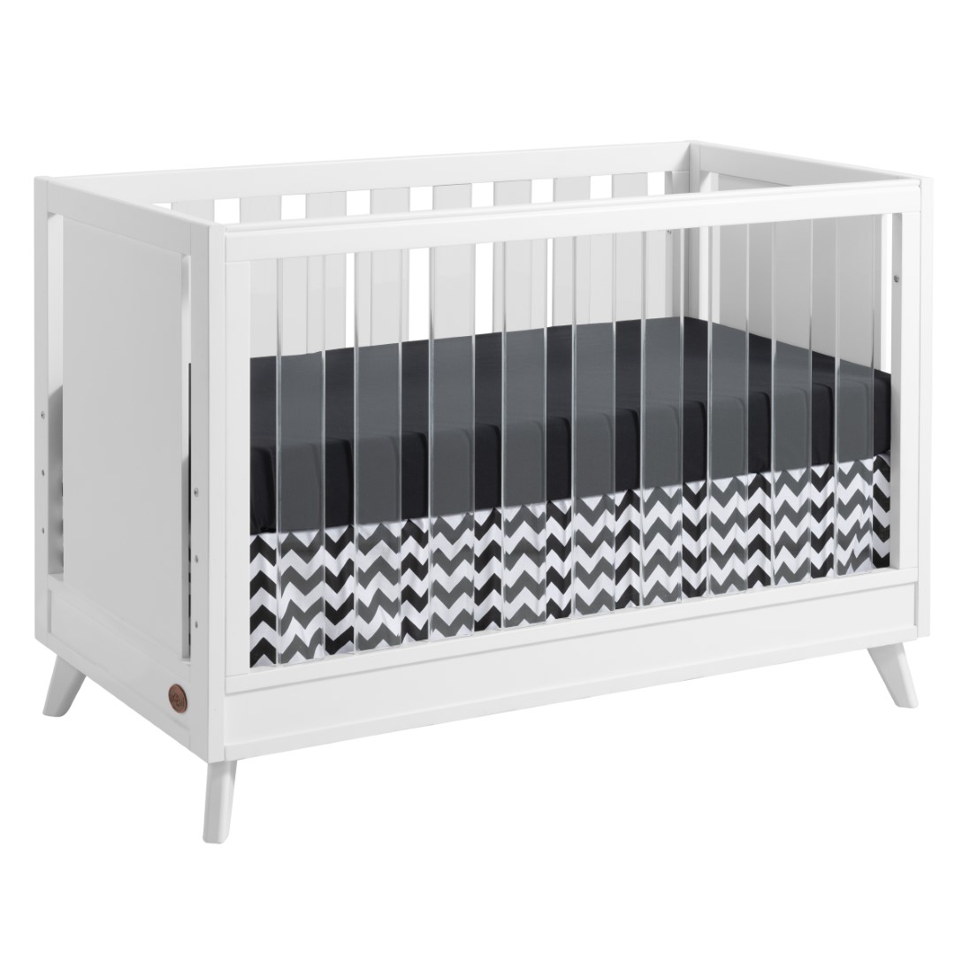Oxford Holland Island White 3 In 1 Acrylic Convertible Crib