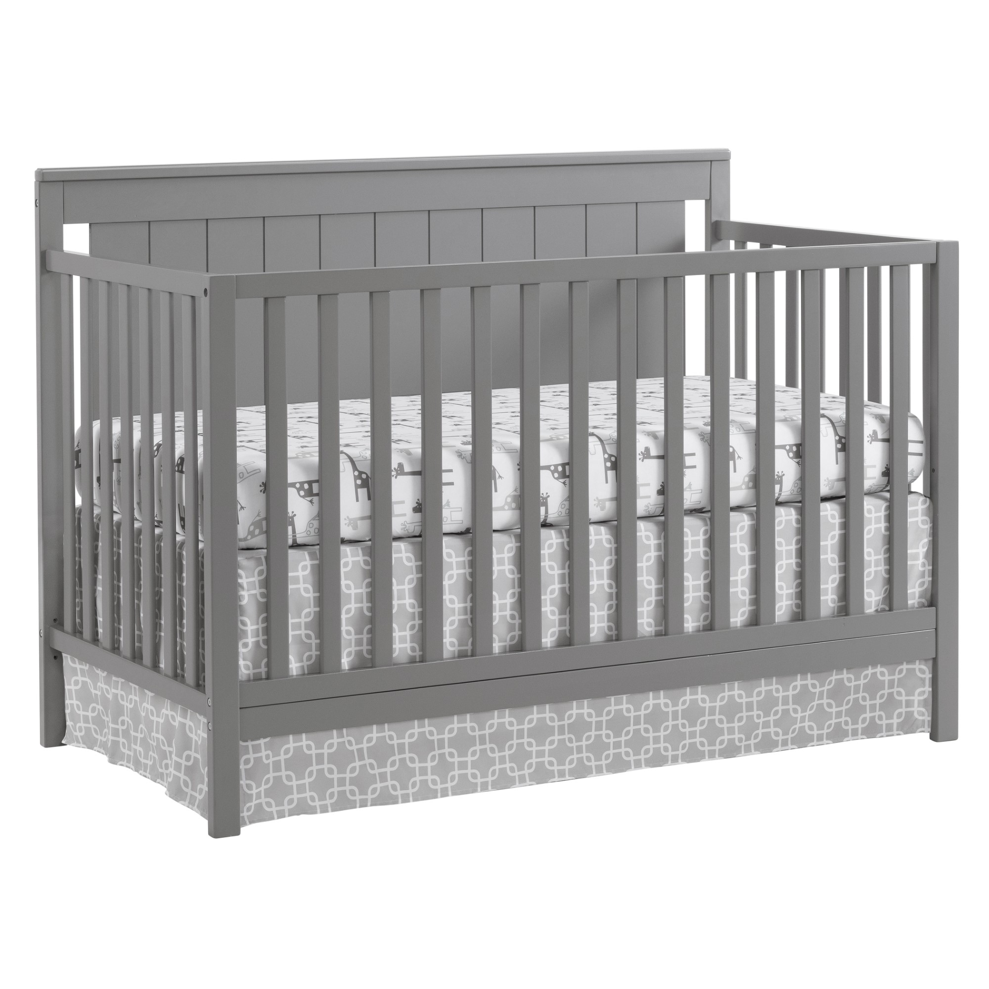 Oxford Baby Lazio Dove Gray 4 In 1 Convertible Crib