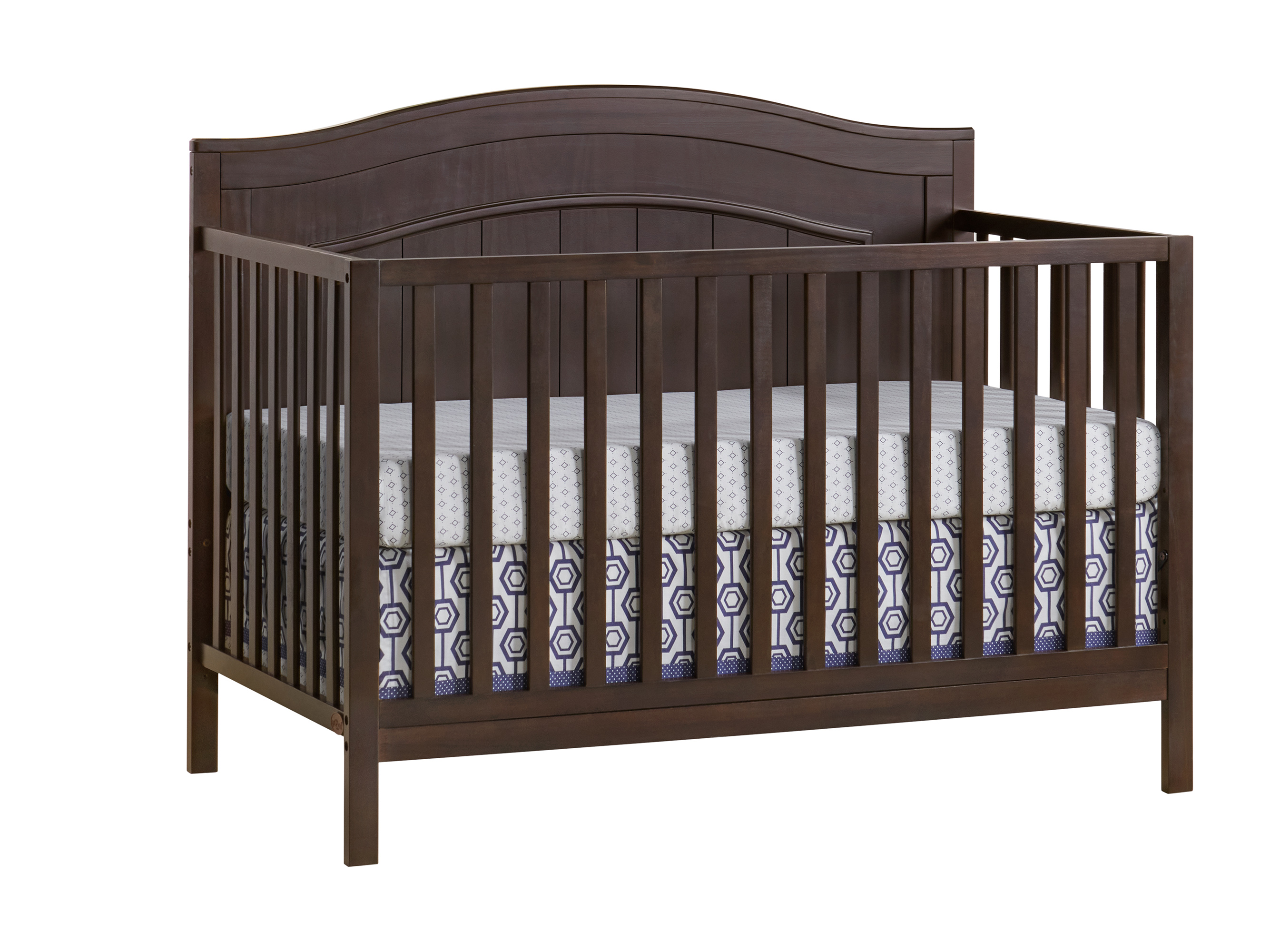 Oxford Baby Nolan Espresso 4 In 1 Convertible Crib
