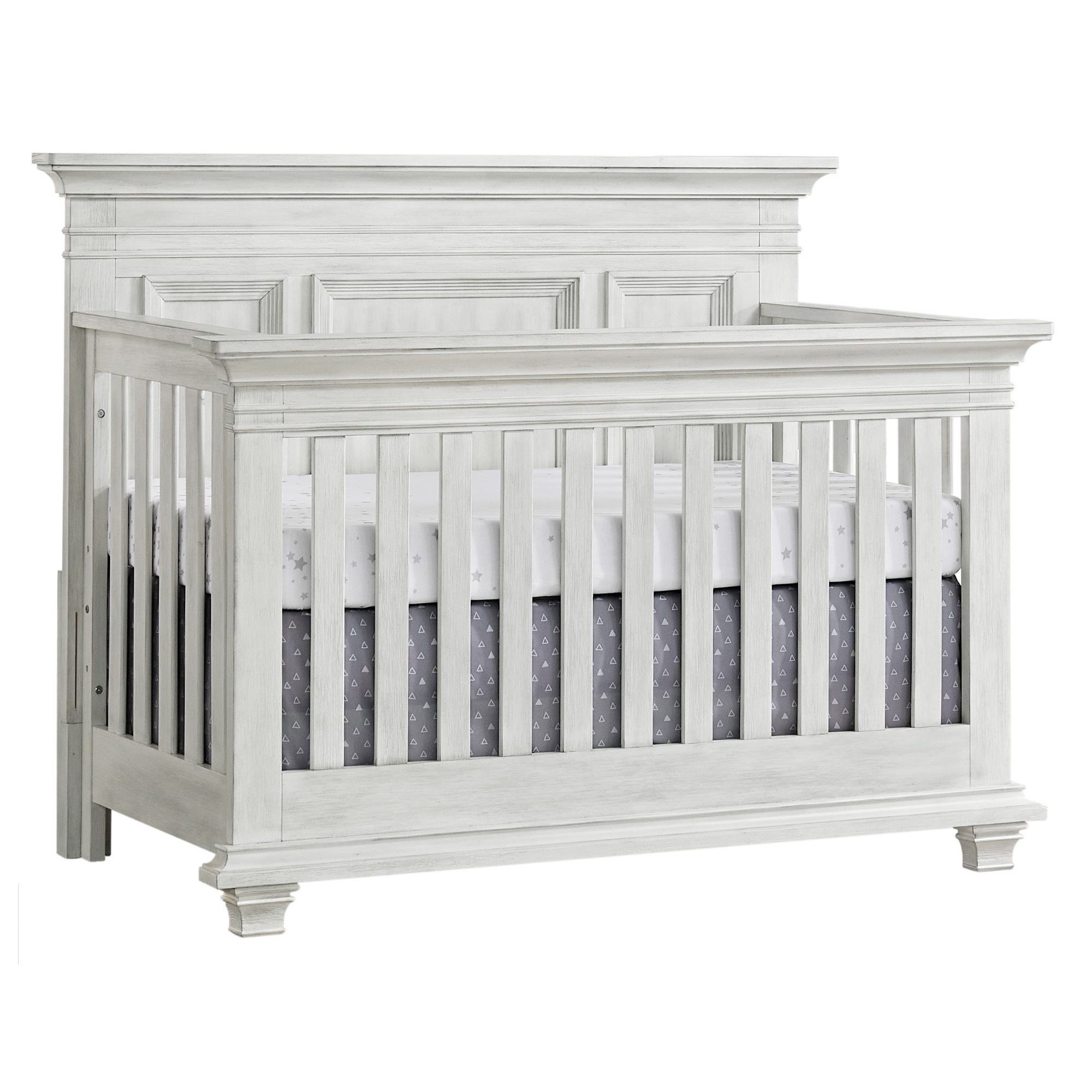 Oxford Baby Weston Vintage White 4 In 1 Convertible Crib