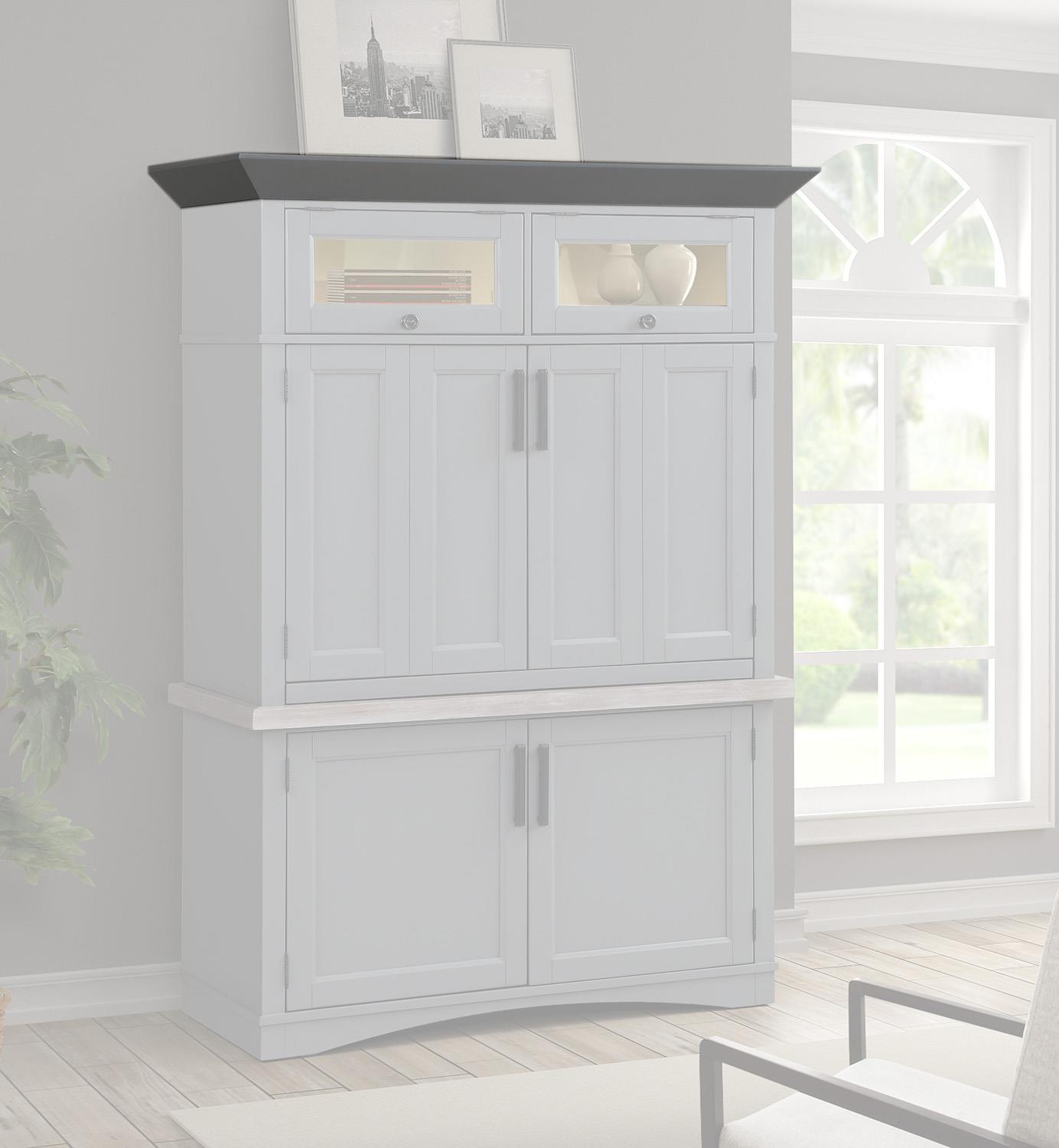 Parker House Americana Modern - Dove Workstation Crown