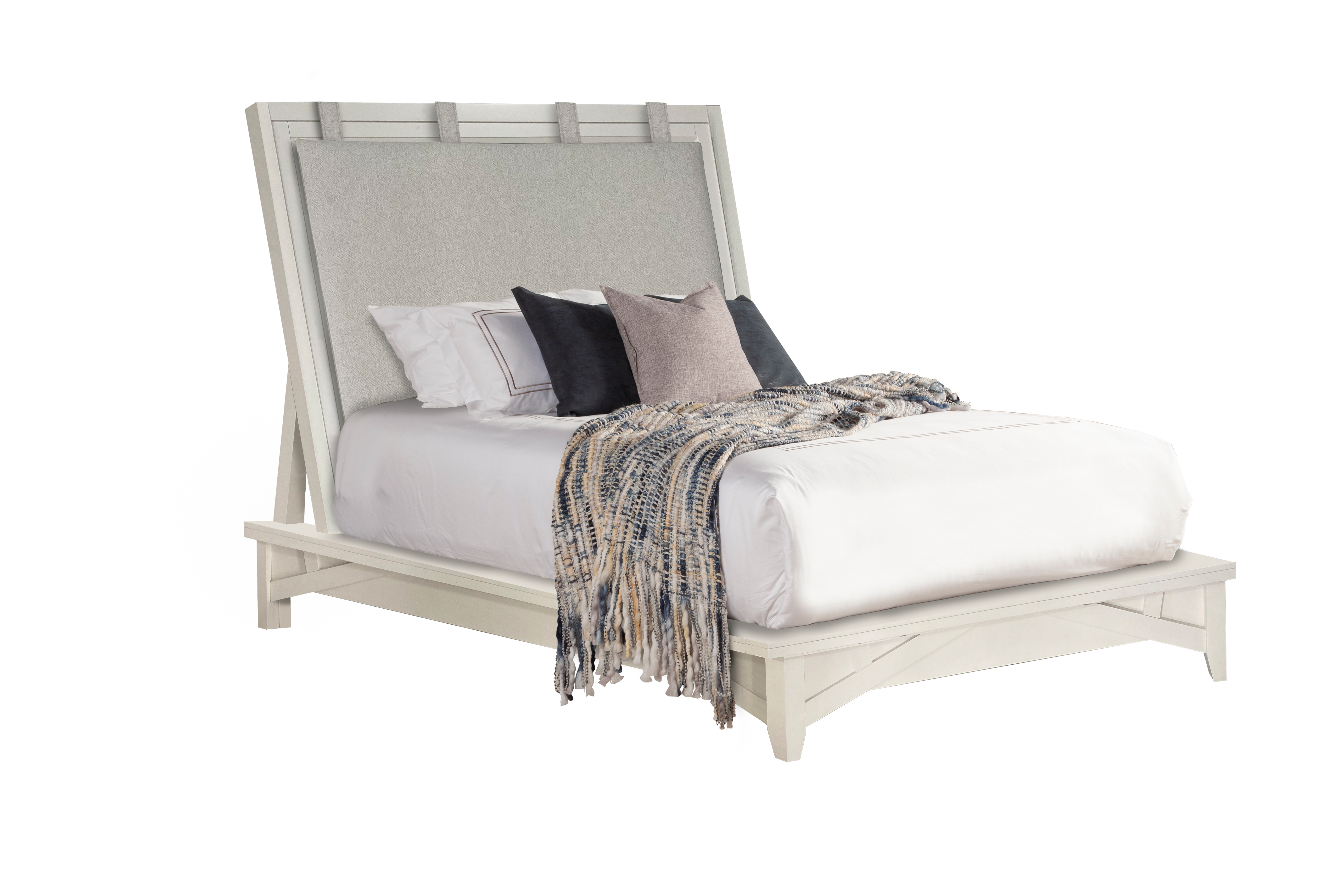 Parker House Americana Modern Bedroom King Platform Footboard with 13 Slats and Legs