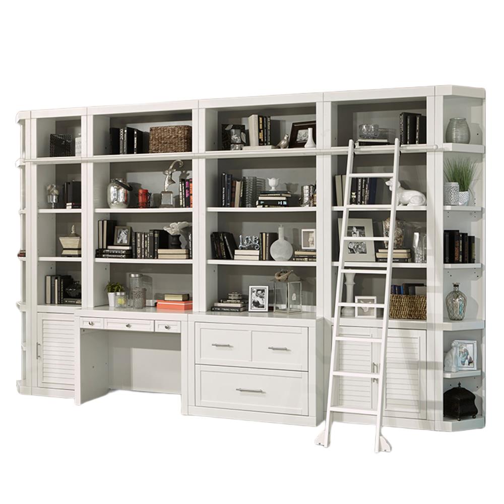 Parker House Catalina White 9pc Library Wall