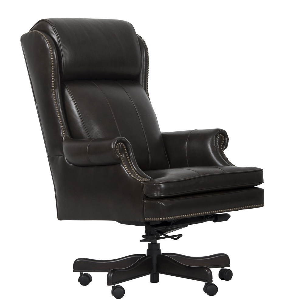 Parker House Pacific Dark Brown Leather Desk Chair