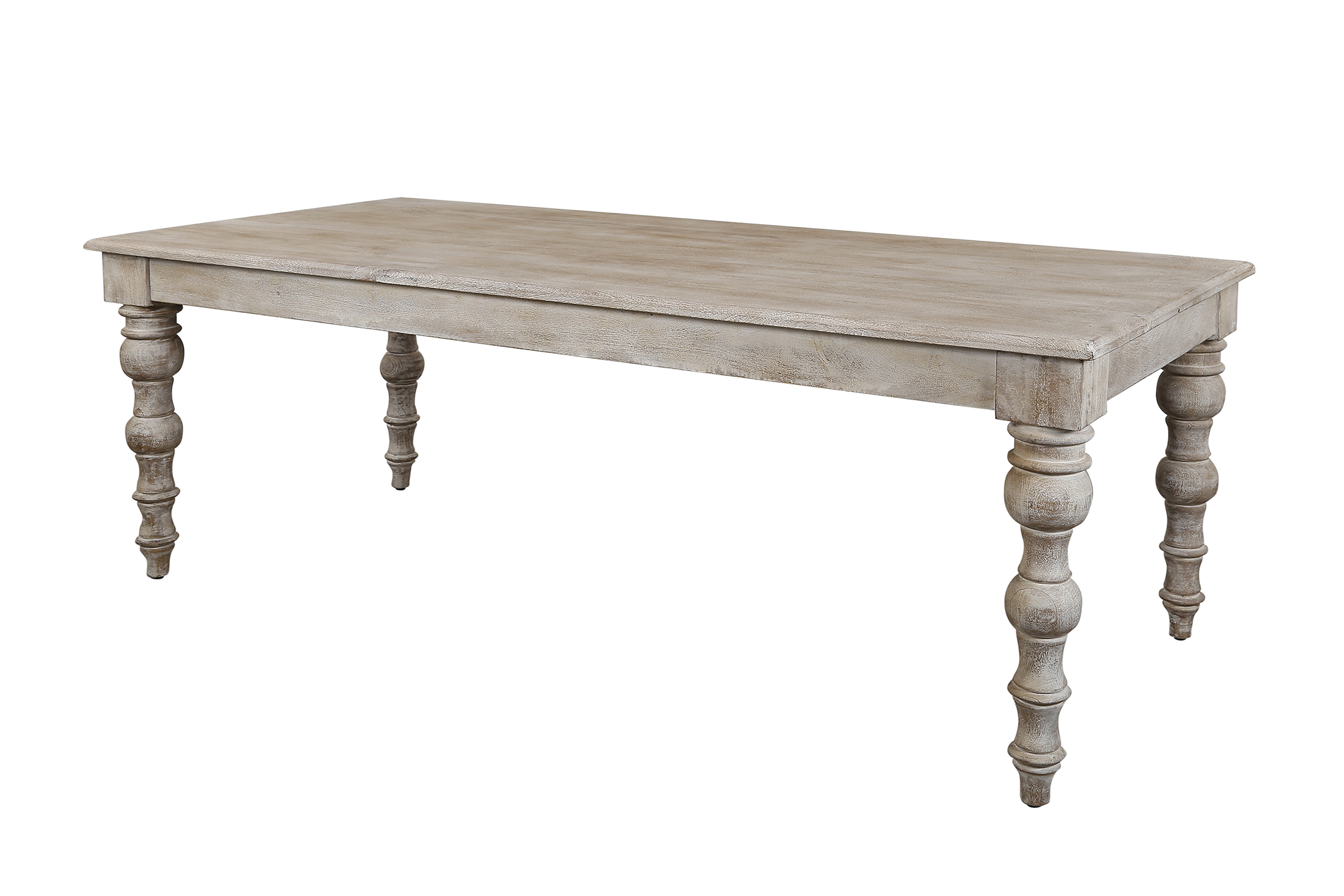 Parker House Crossings Eden Whitewash 84 Inch Rectangular Dining Table