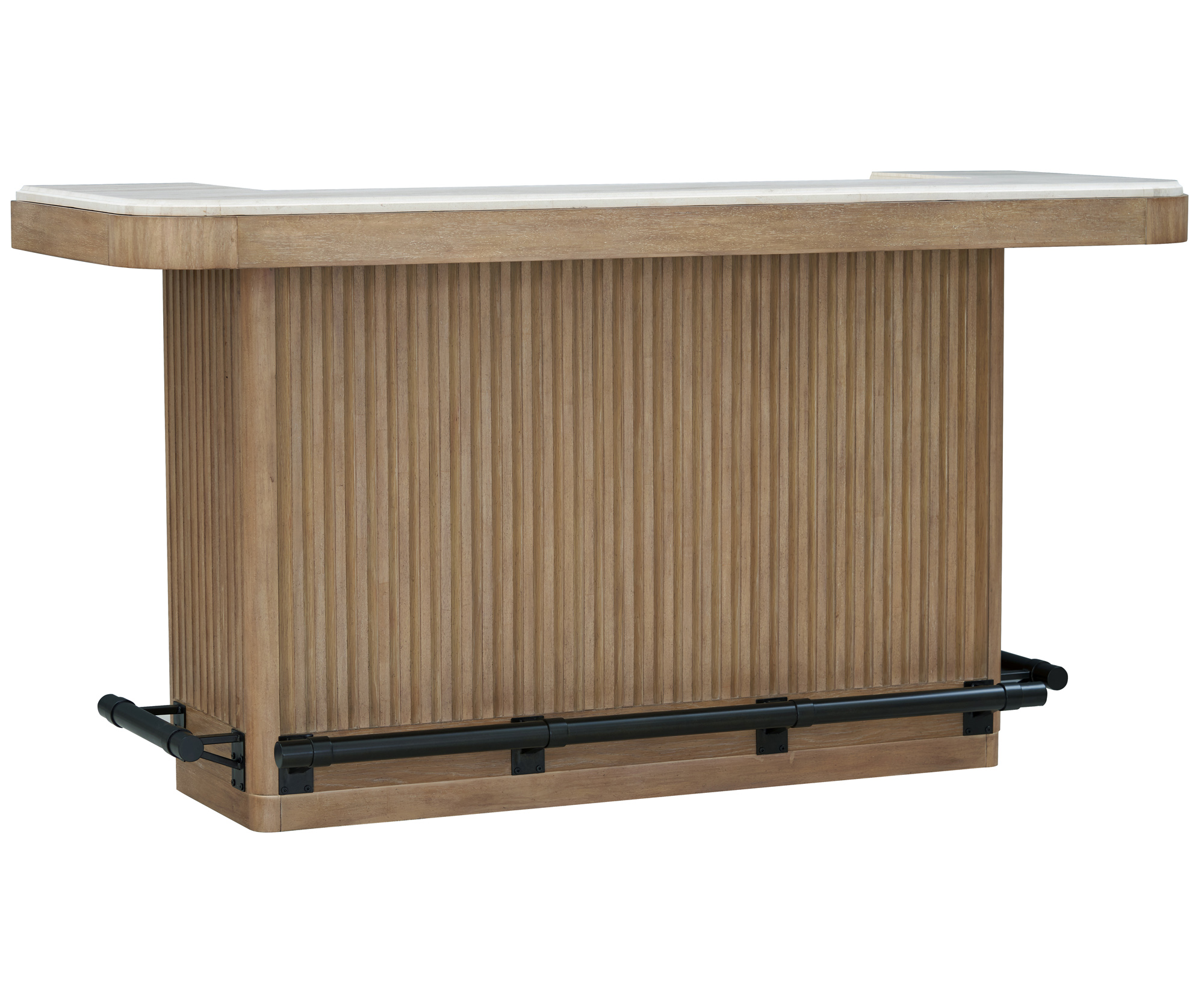 Parker House Escape - Dining 78 In. Bar with Stone Top