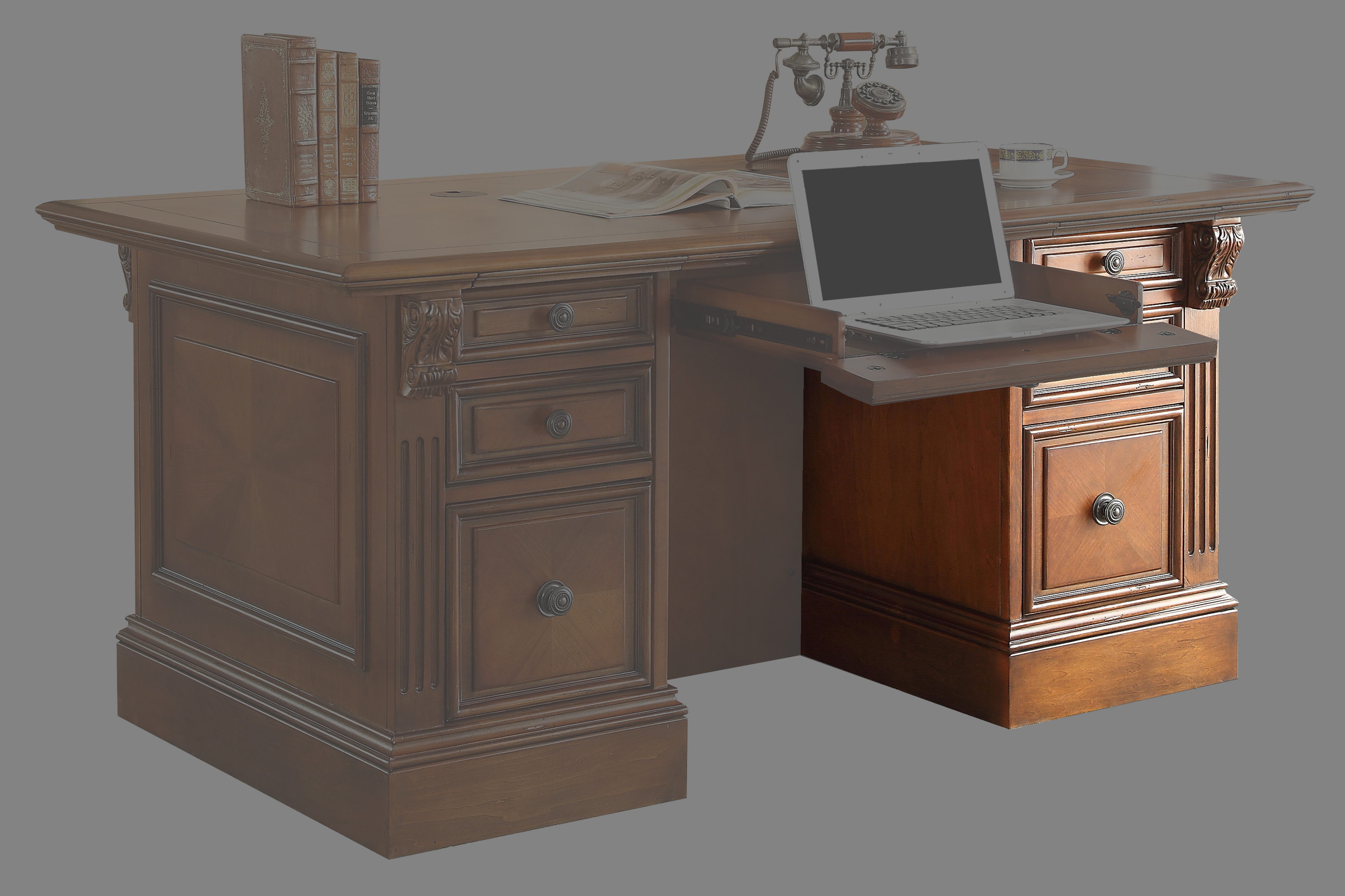 Parker House Huntington Executive Right Desk Pedestal