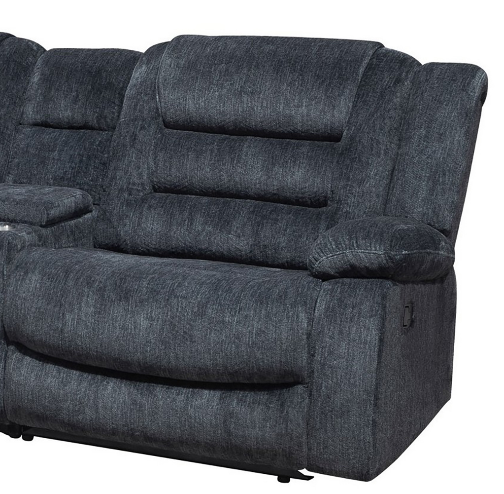 Parker Living Bolton - Misty Storm Manual Right Arm Facing Recliner