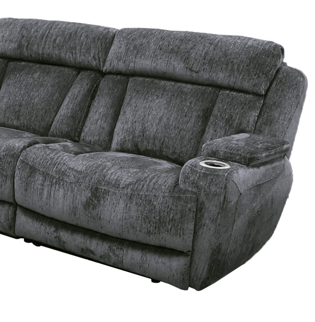 Parker Living Dalton - Lucky Charcoal Right Arm Facing Recliner