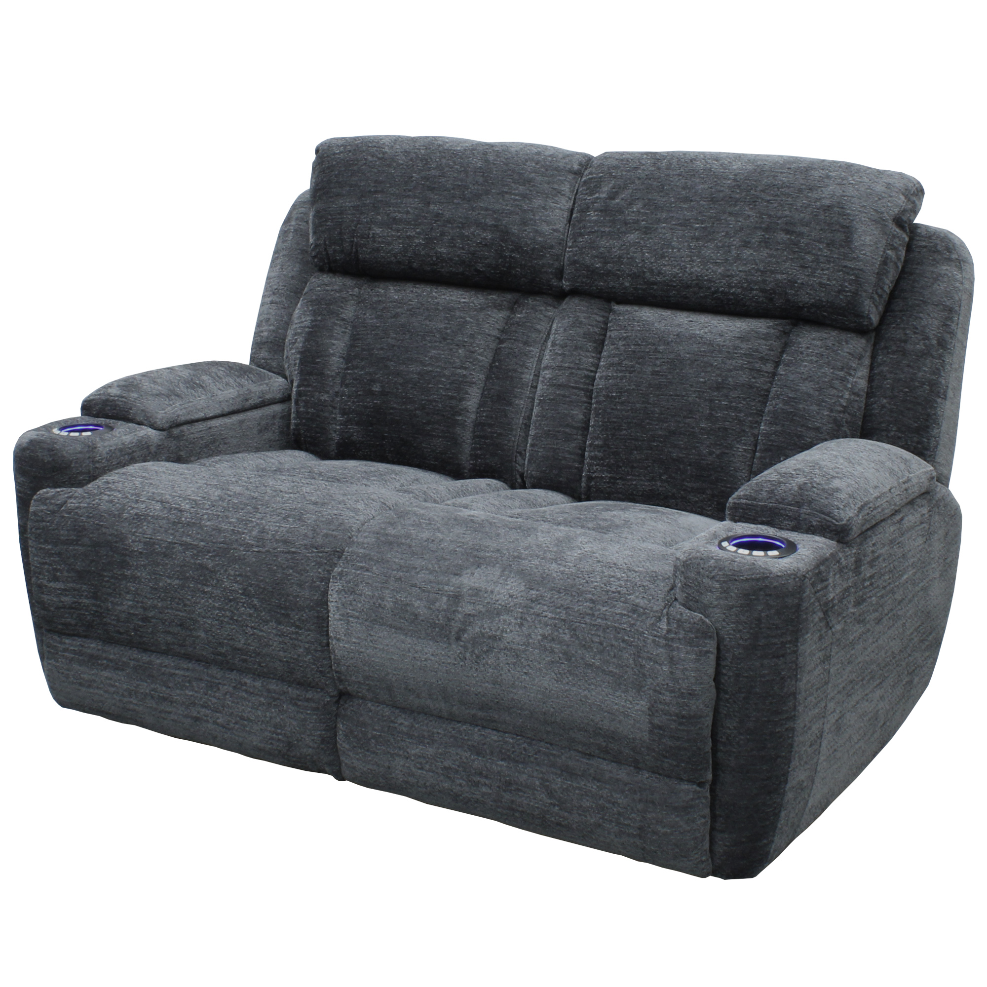 Parker House Dalton Dark Grey Power Reclining Loveseat