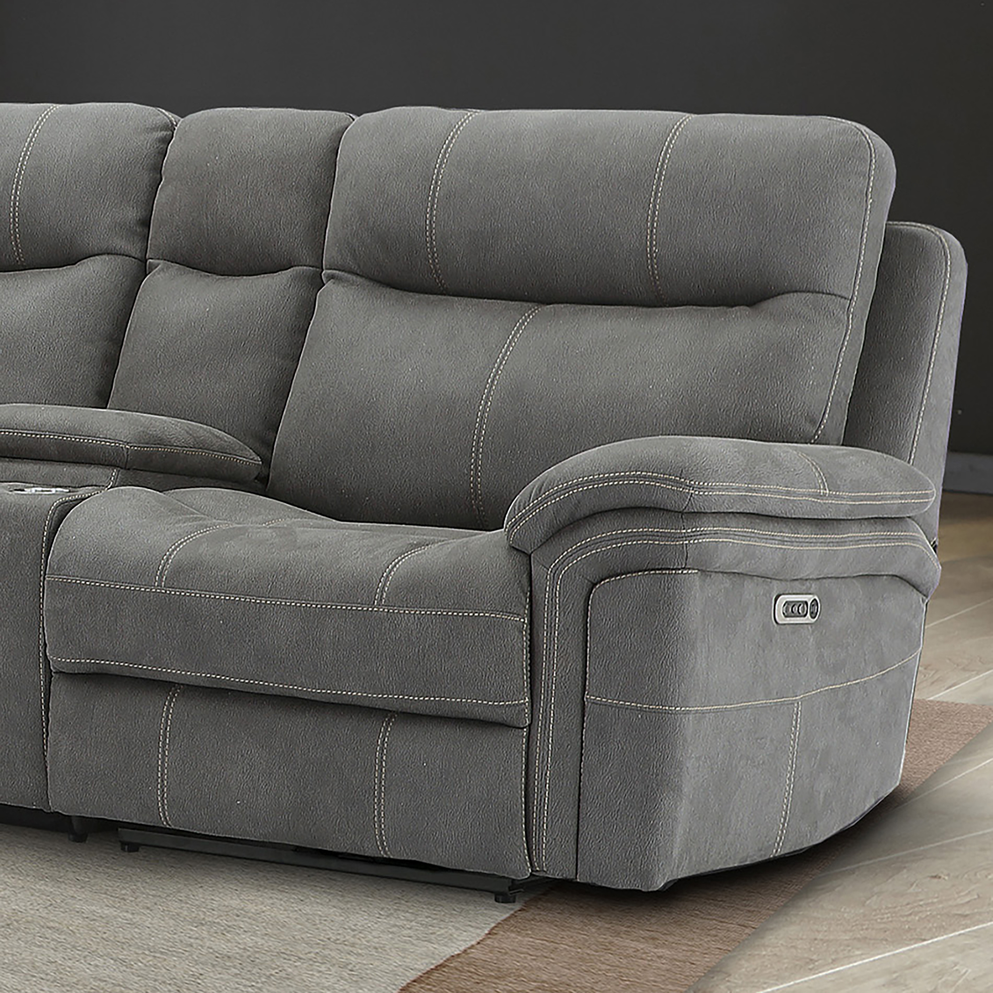 Parker Living Mason - Carbon Power Right Arm Facing Recliner
