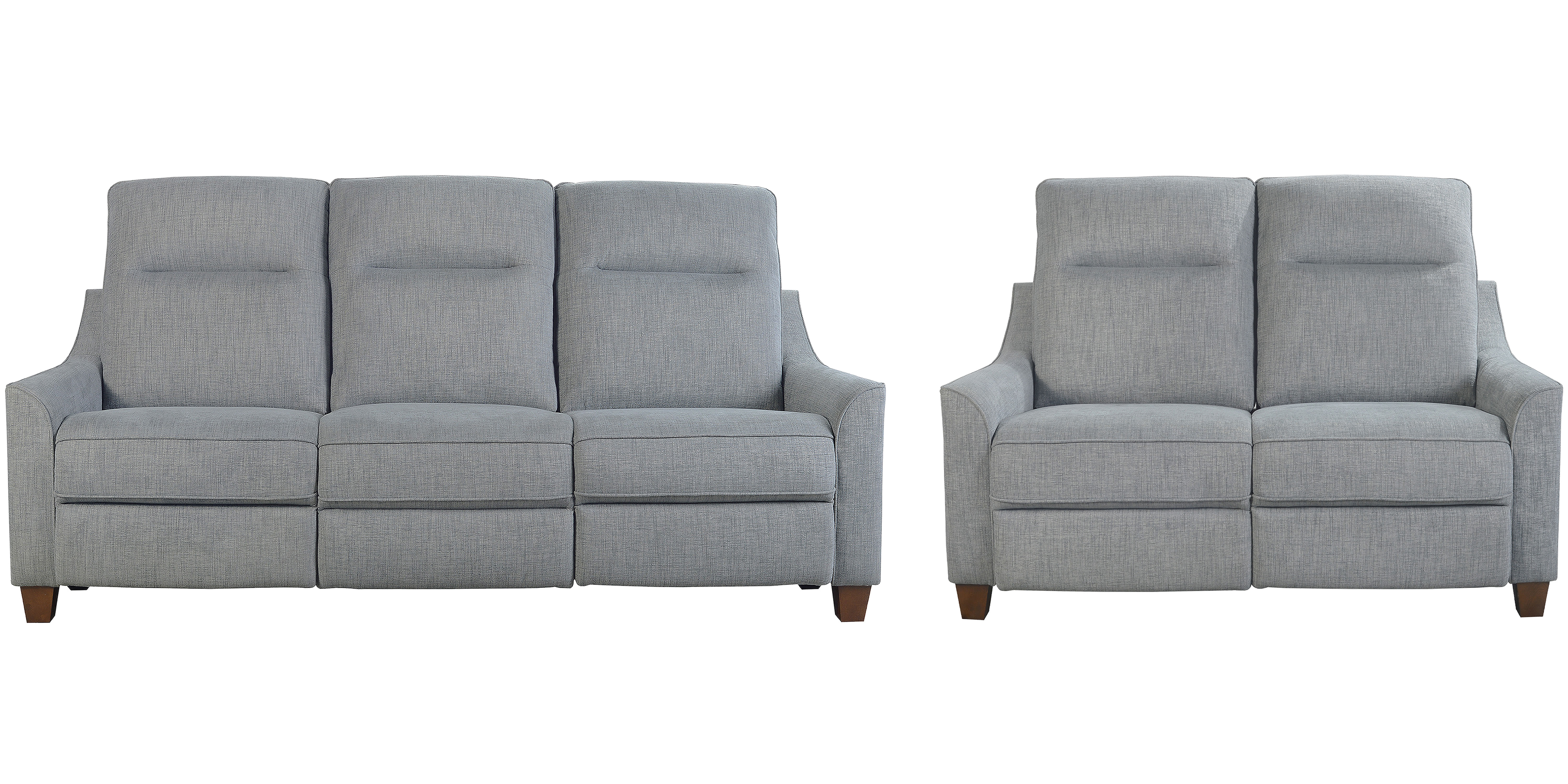 Parker House Madison Light Blue Power Reclining 2pc Living Room Set