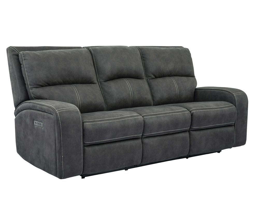Parker House Polaris Dark Grey Power Reclining Sofa