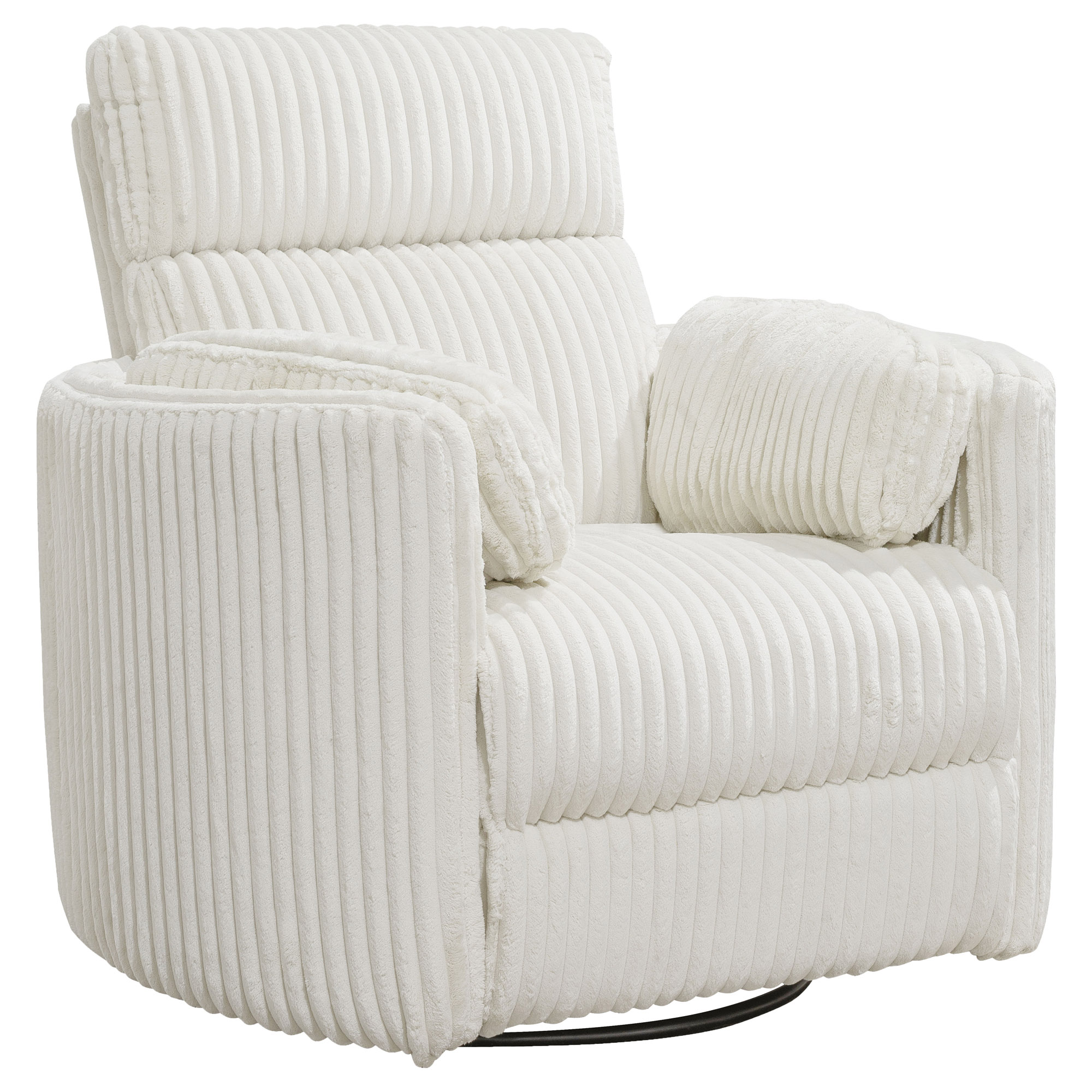 Parker House Radius Off White Swivel Power Glider Recliner
