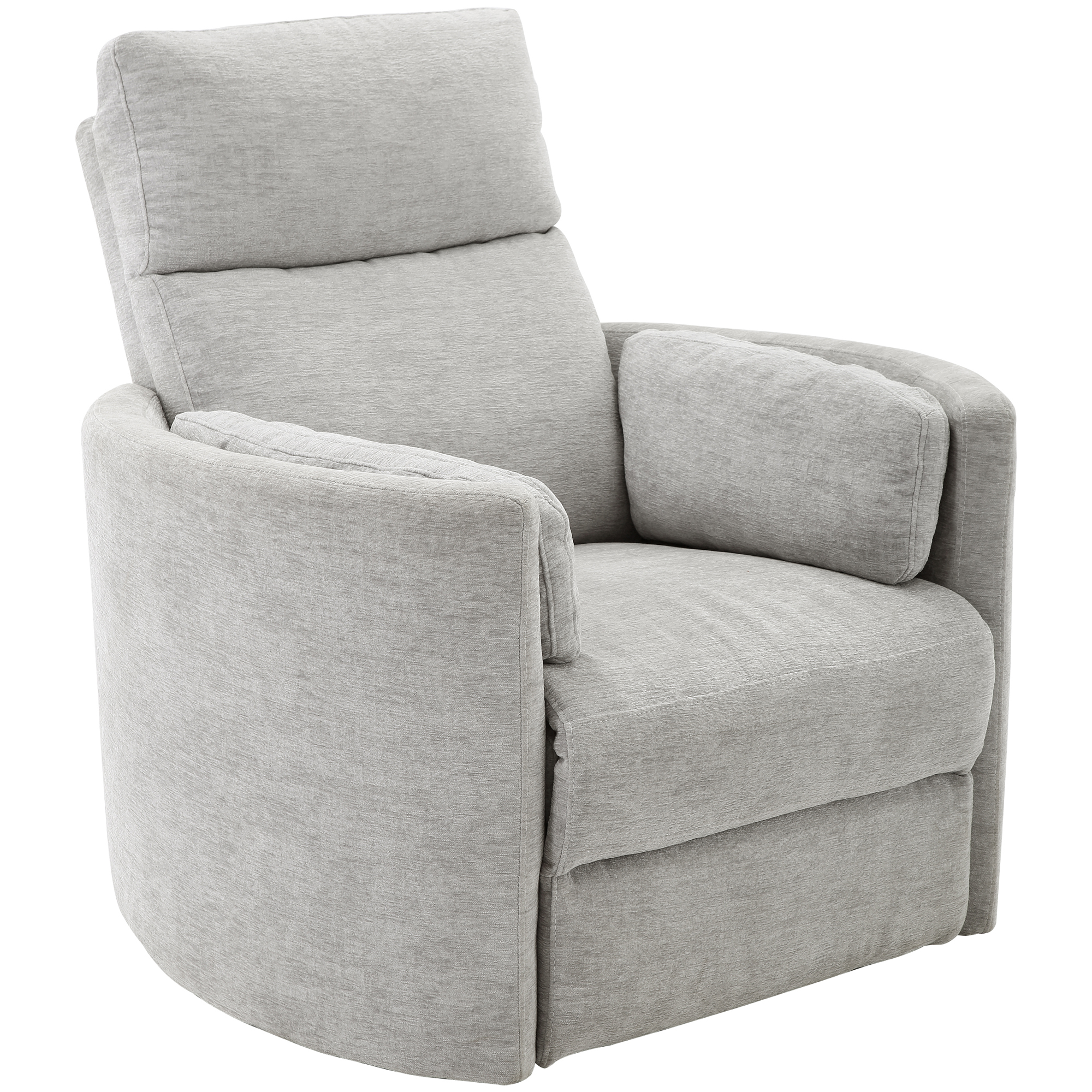 Parker House Radius Light Grey Power Swivel Glider Recliner