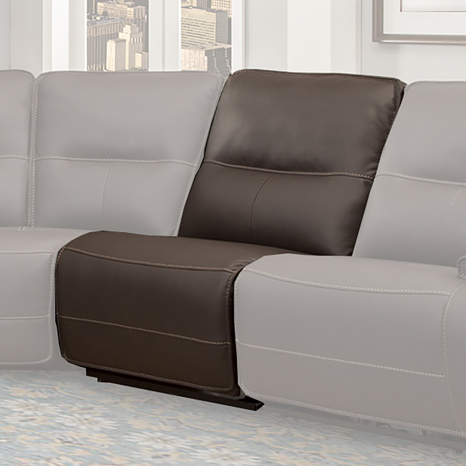 Parker Living Spartacus - Chocolate Armless Recliner