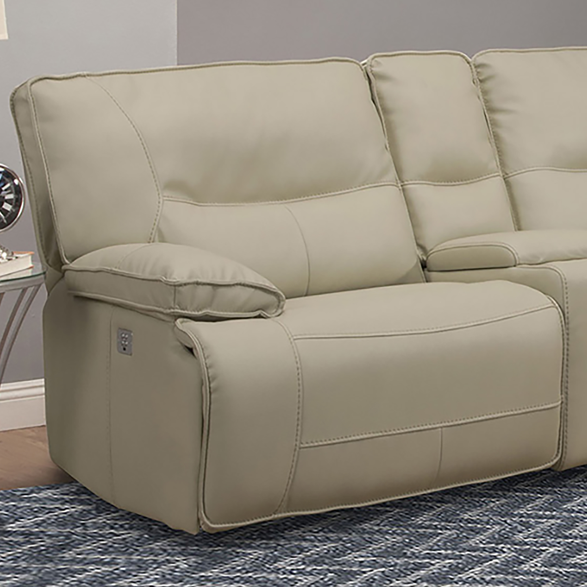 Parker Living Spartacus - Oyster Power Left Arm Facing Recliner