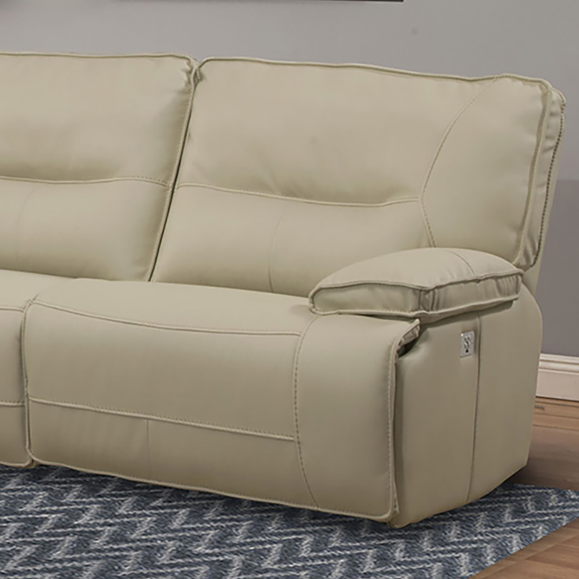 Parker Living Spartacus - Oyster Power Right Arm Facing Recliner