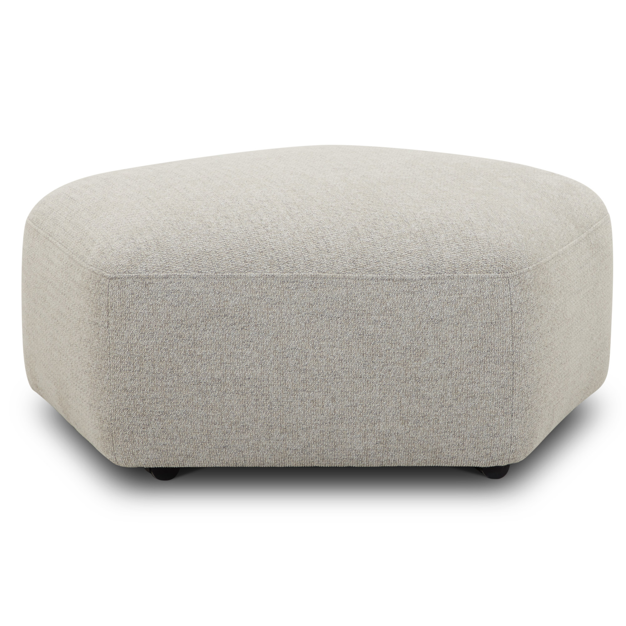 Parker House Playful Beige Ottoman with Casters