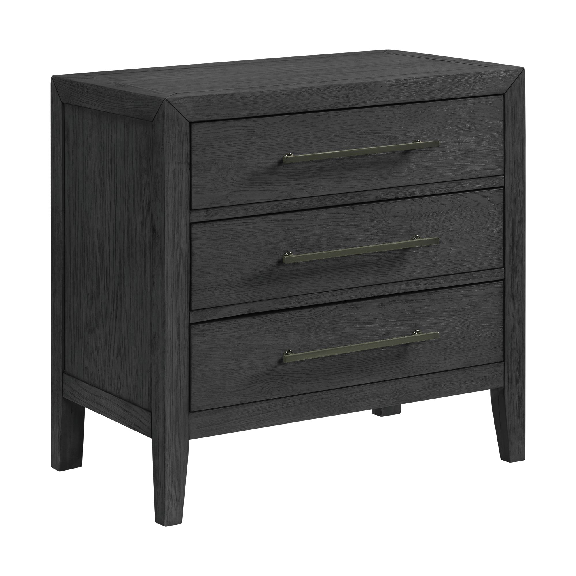Picket House Armes Black 3 Drawer Nightstand