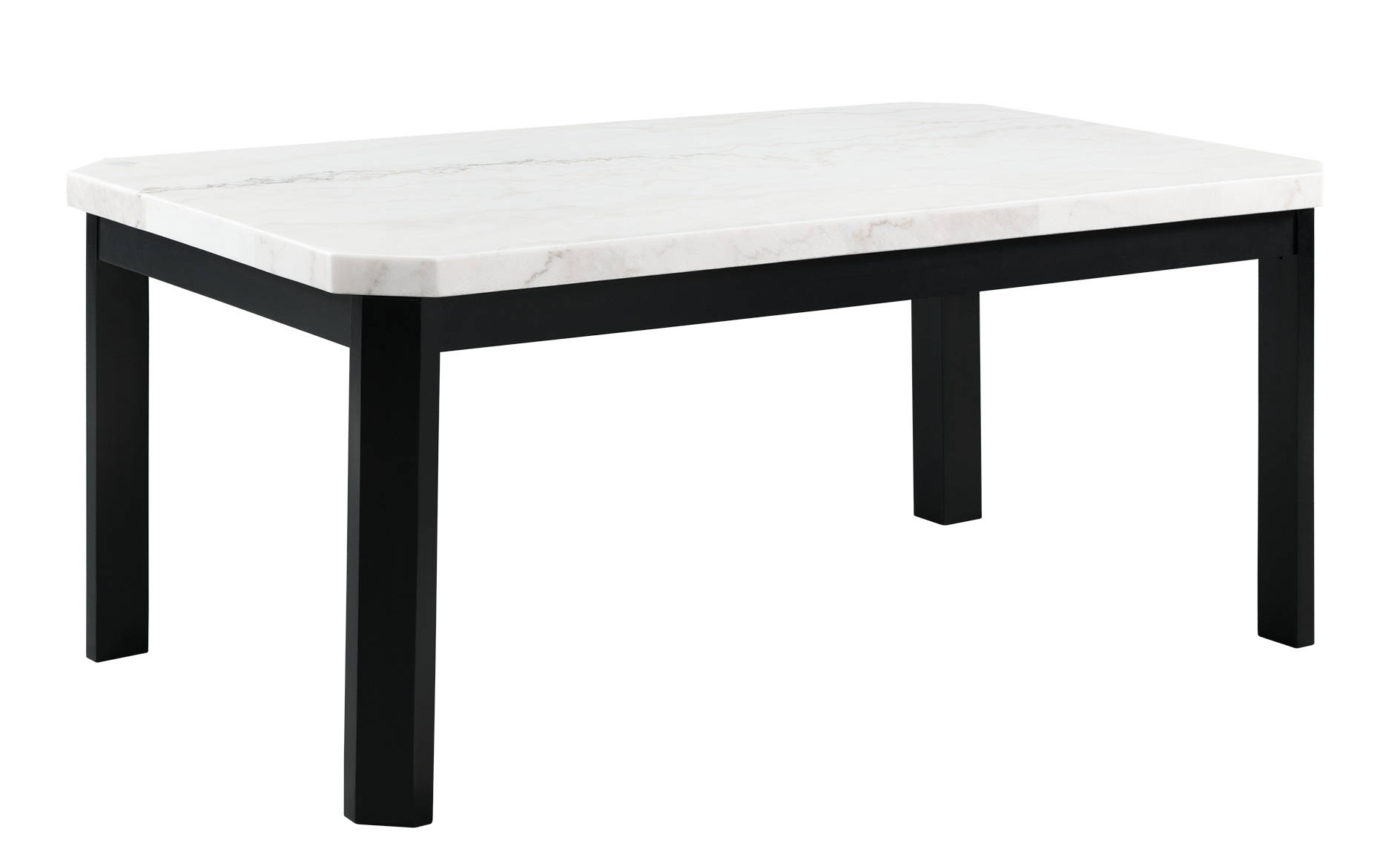 Picket House Celine White Marble Standard Height Dining Table