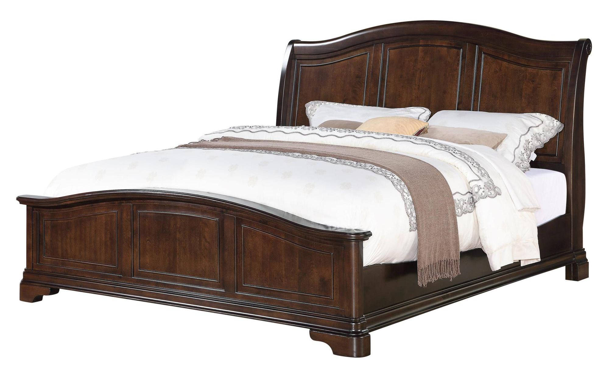 Picket House Conley Cherry Wood King Panel Bed