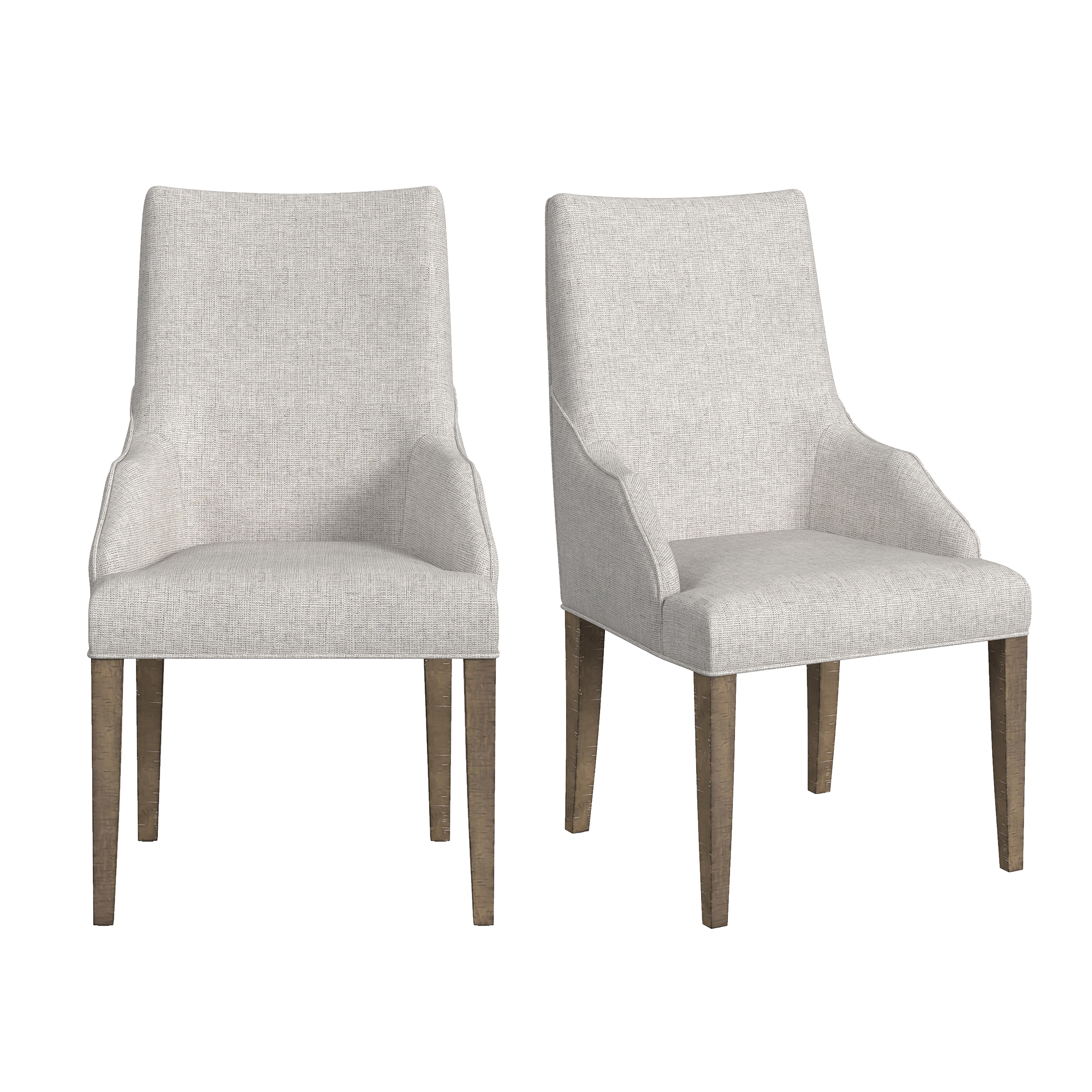 2 Picket House Marietta Medium Brown Dining Host Chairs