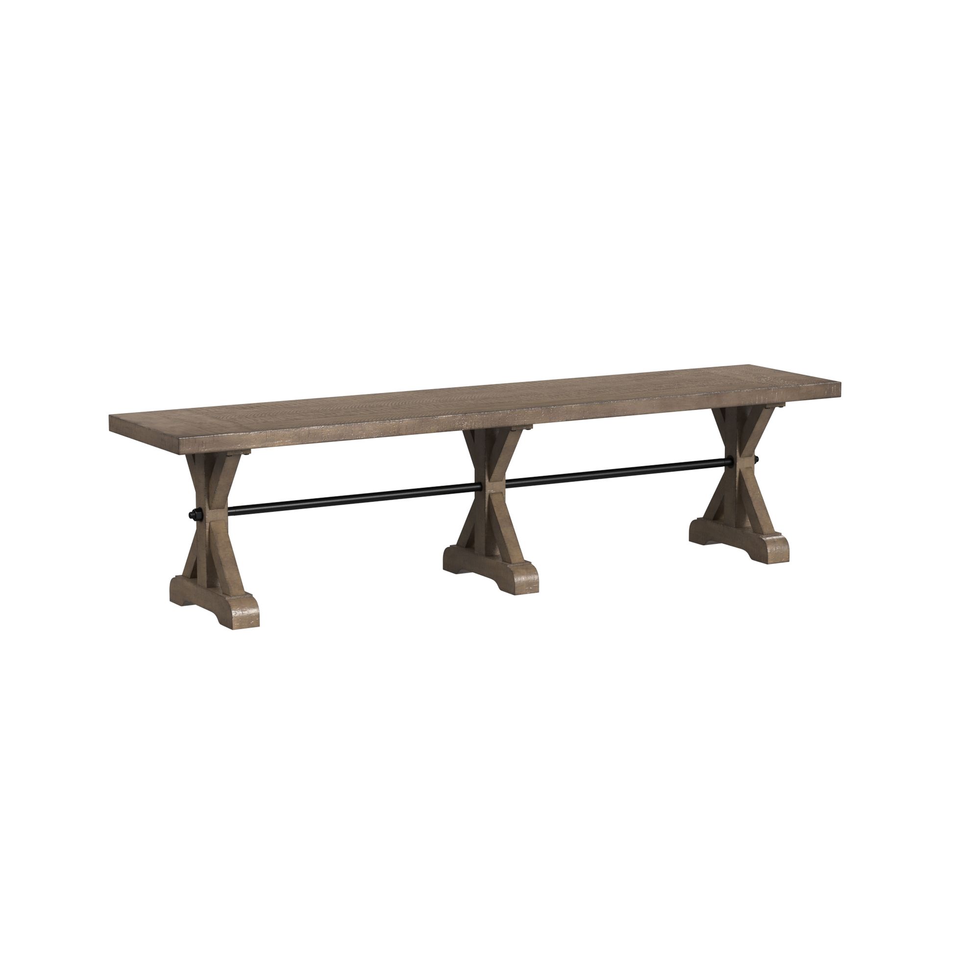 Picket House Marietta Medium Brown Dining Bench