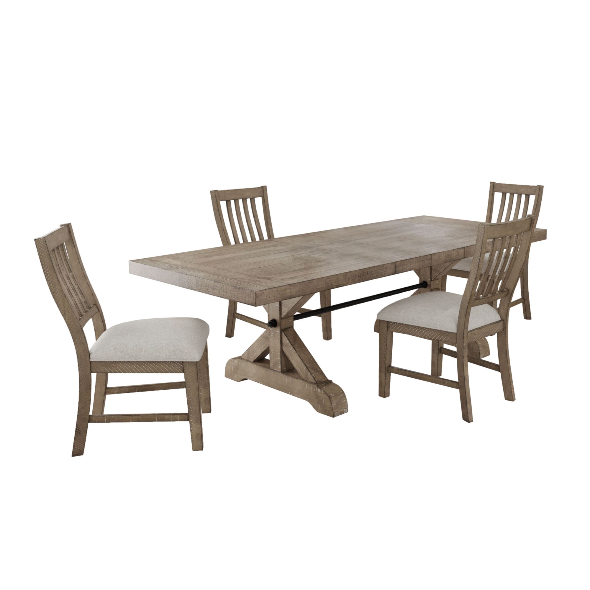 Picket House Marietta Medium Brown 5pc Dining Room Set