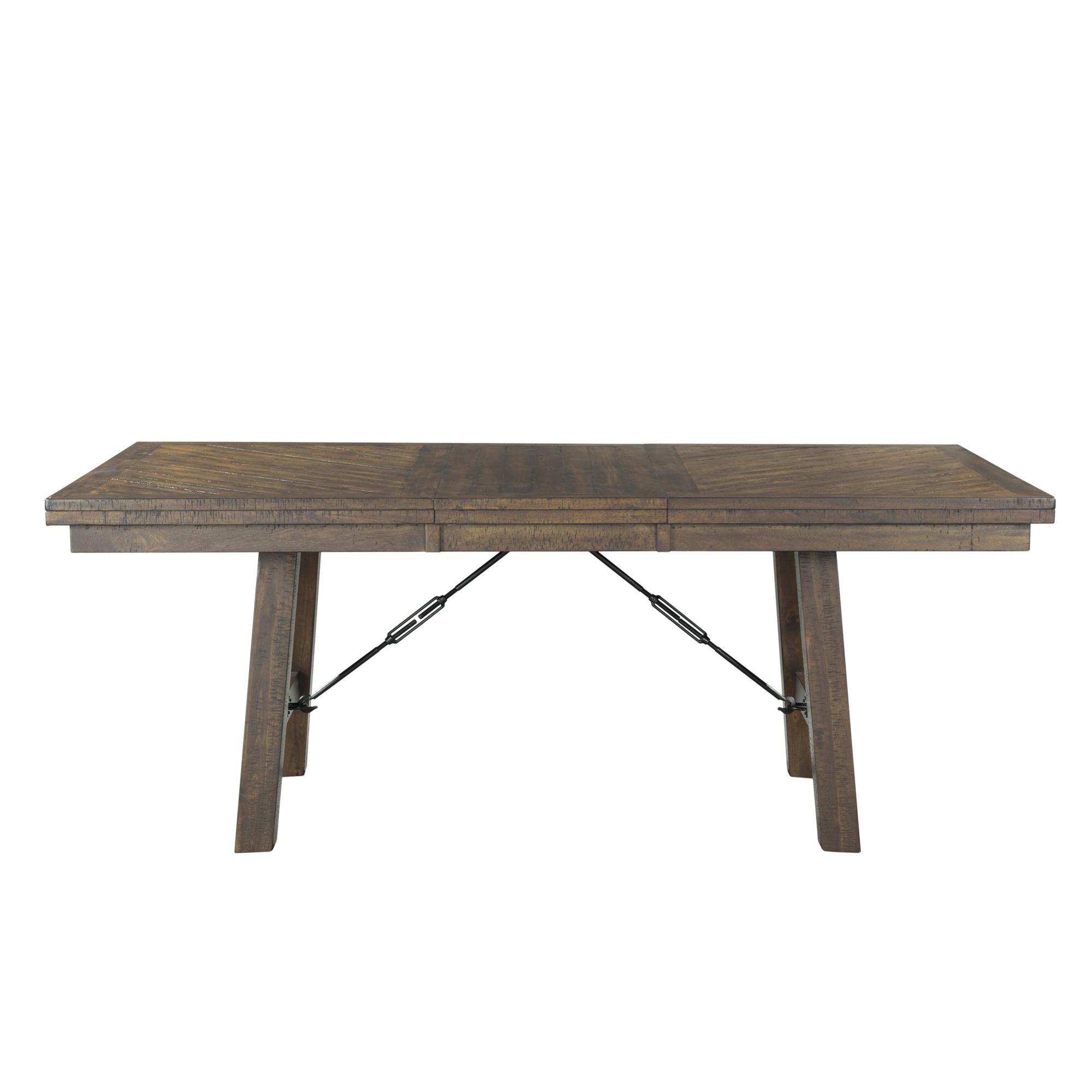 Picket House Dex Smokey Walnut Wood Rectangle Dining Table