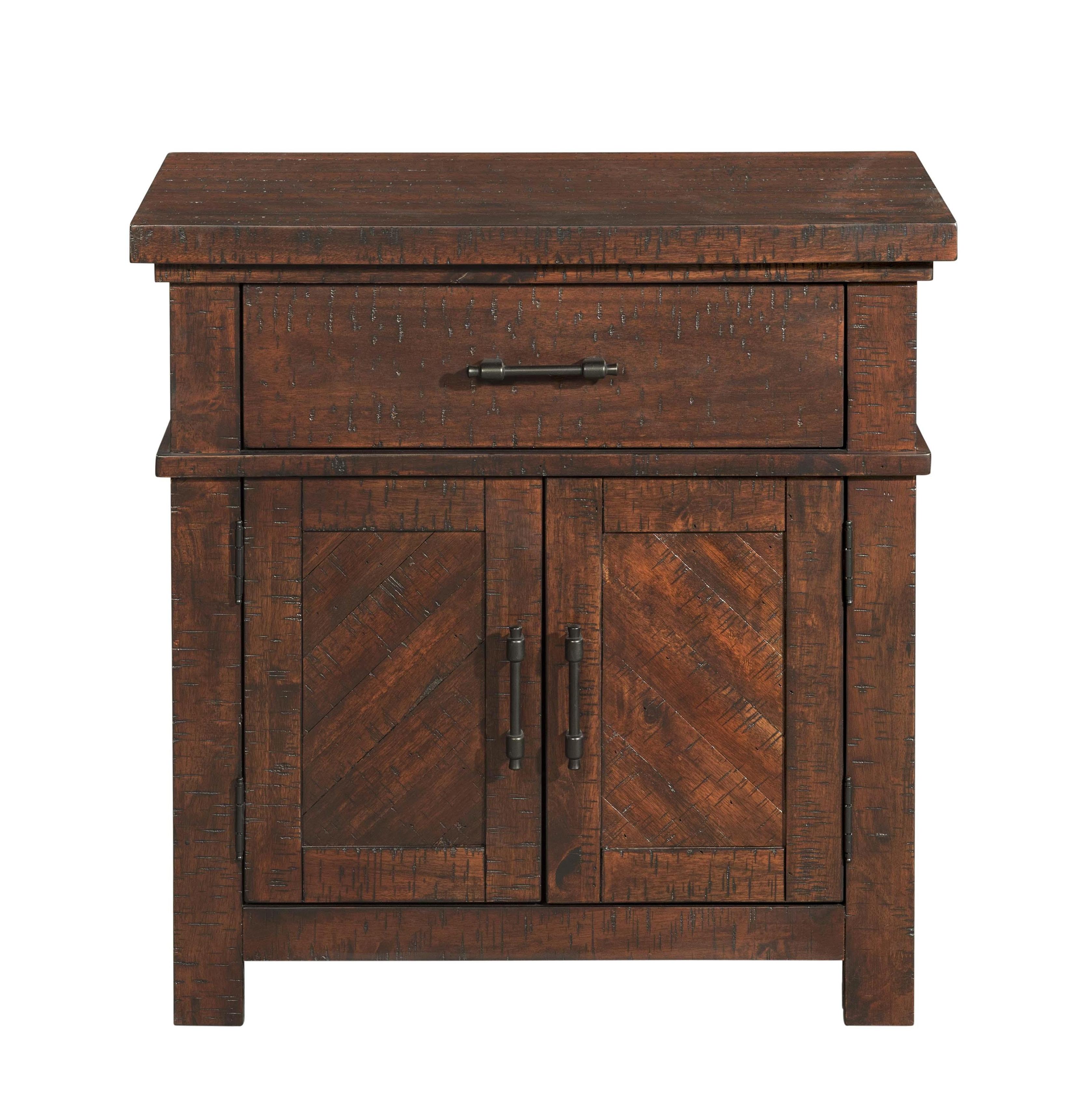 Picket House Dex Walnut Solid Wood Night Stand