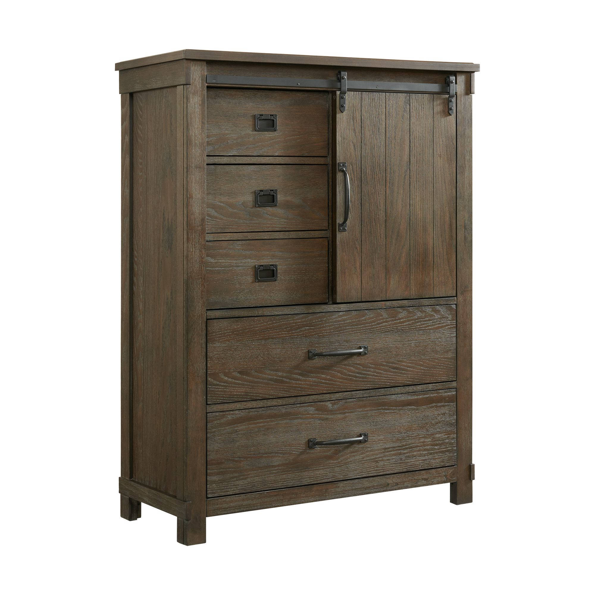 Picket House Jack Walnut 5 Drawer Gentlemens Chest