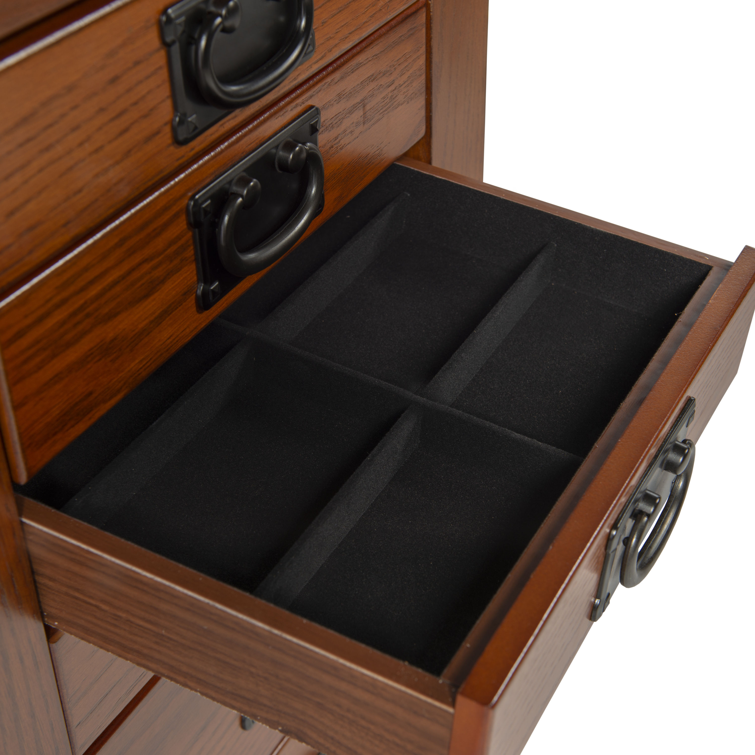 Powell Furniture Anna Lee Mission Oak Jewelry Armoire