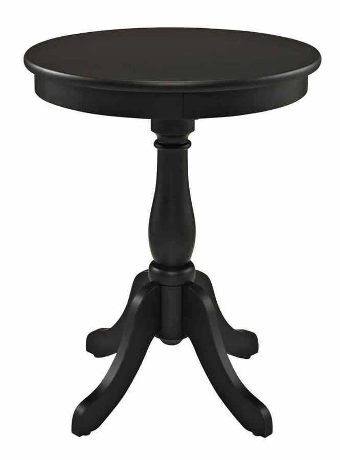 Powell Furniture Palmetto Black Round Pedestal Table