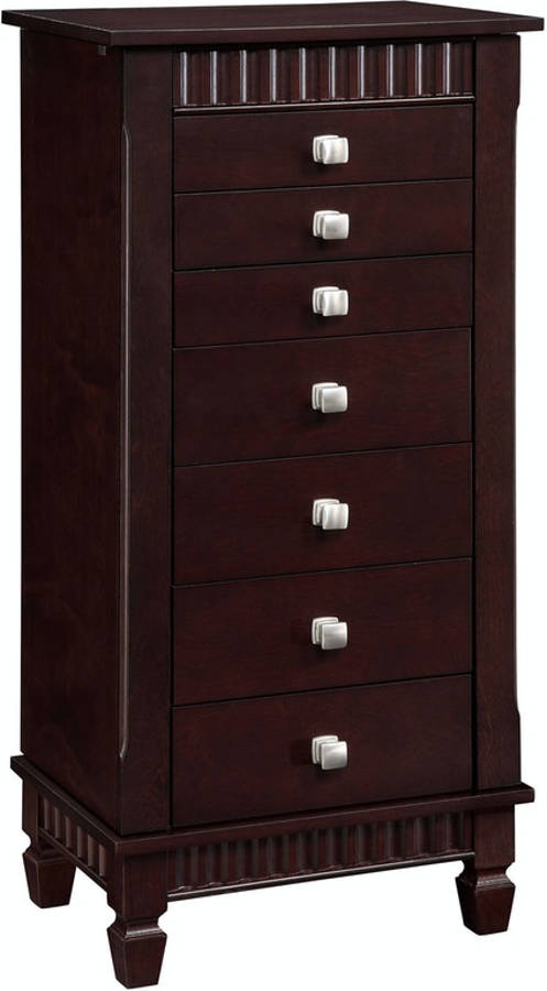 Powell Furniture Joslyn Merlot Jewelry Armoire PWL-383-316